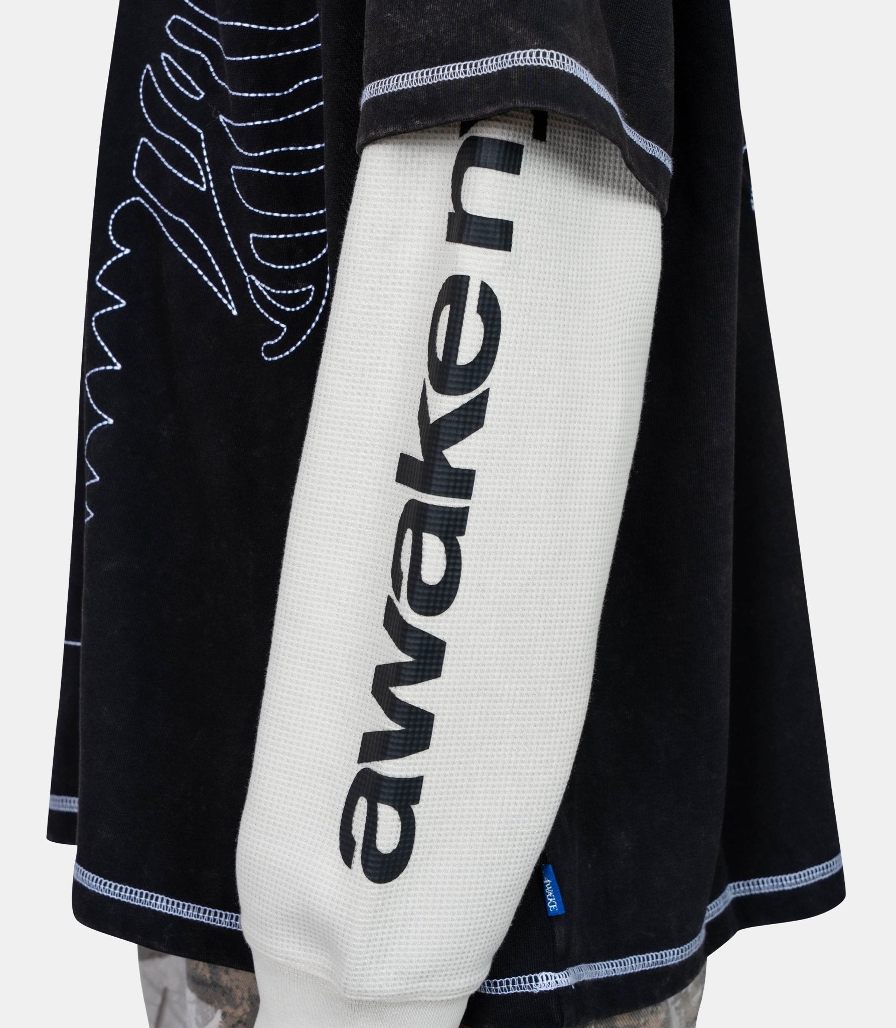 T-shirt bones waffle x vanson - AWK - FW25 - TP008 - S - Awake ny