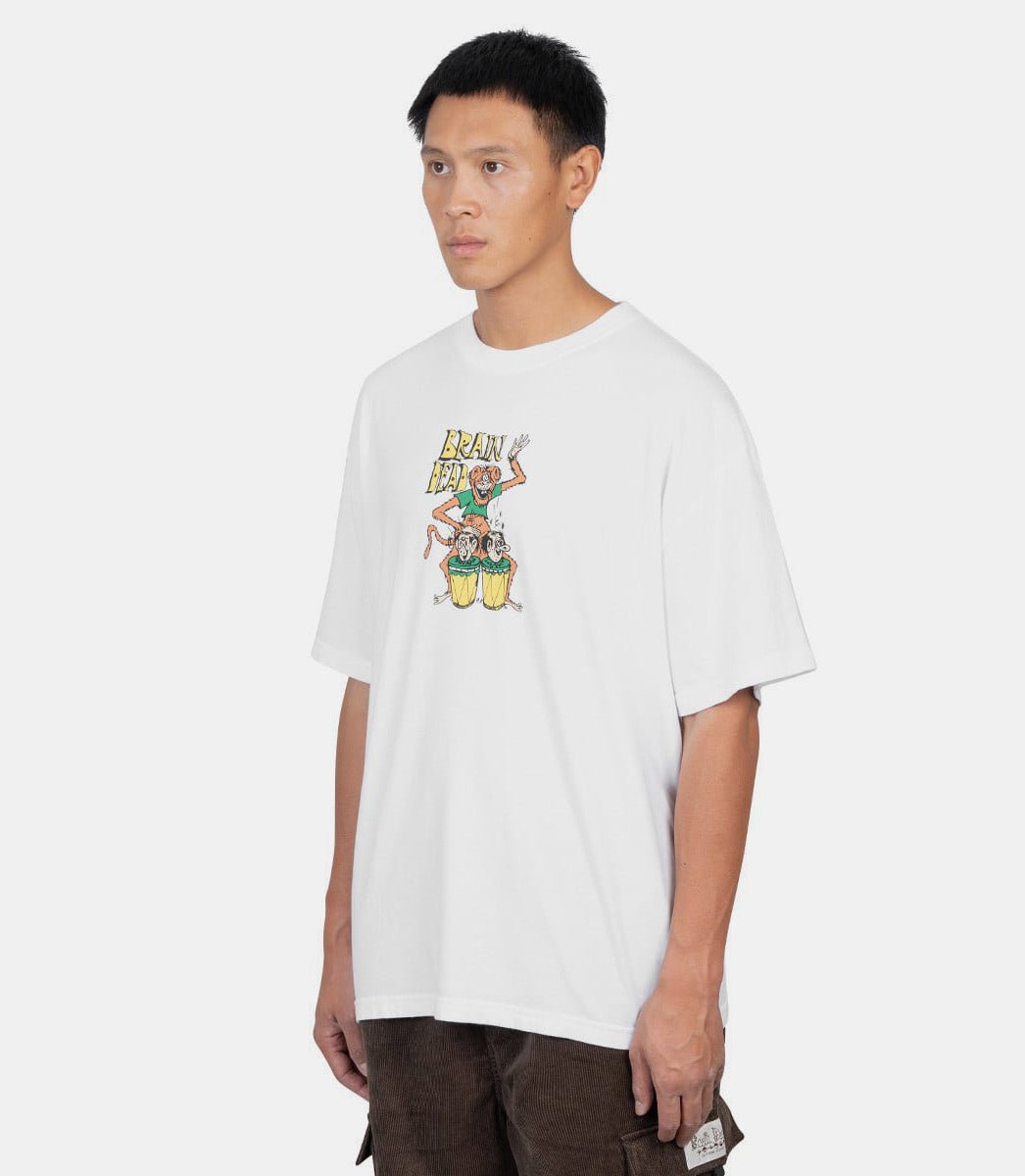 T-shirt bongo brainT00004084 - WHITE - FW24 - SBrain dead
