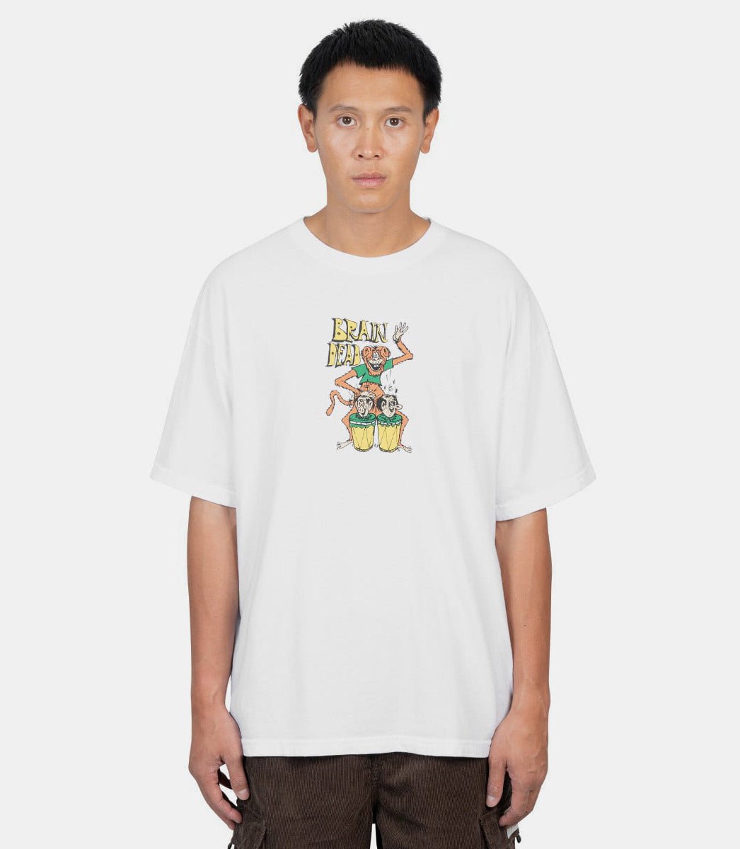 T-shirt bongo brainT00004084 - WHITE - FW24 - SBrain dead