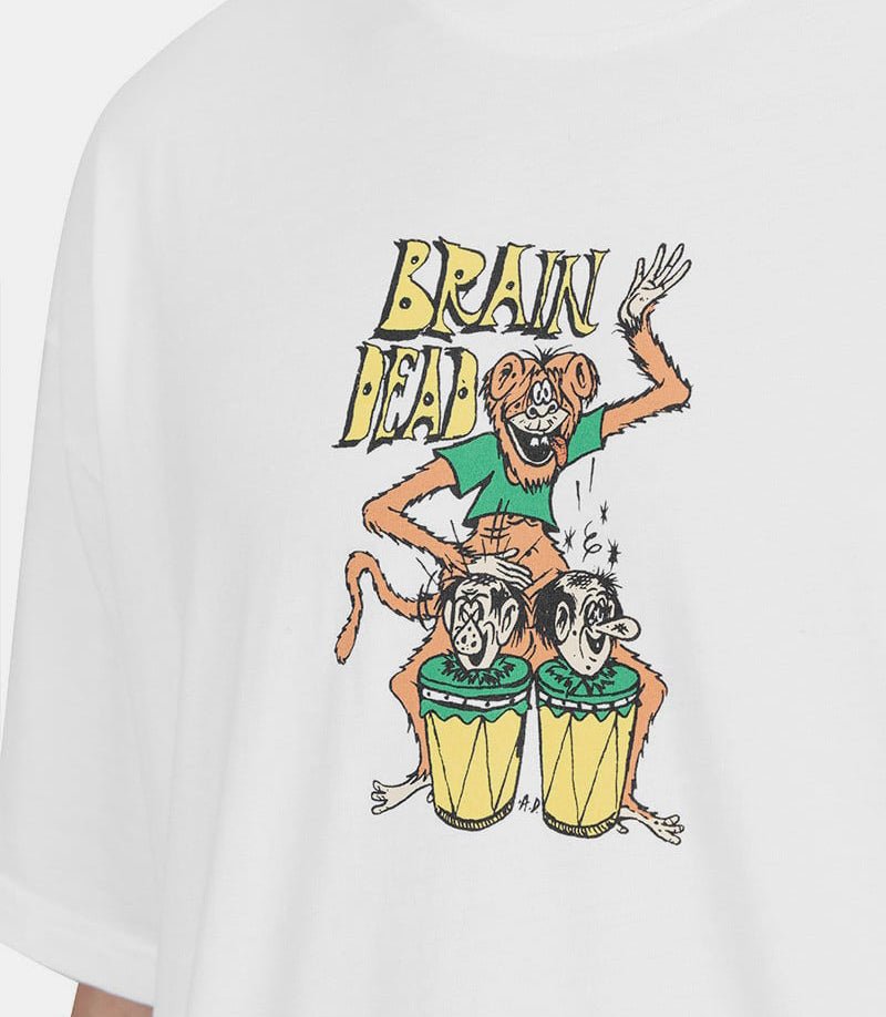 T-shirt bongo brainT00004084 - WHITE - FW24 - SBrain dead
