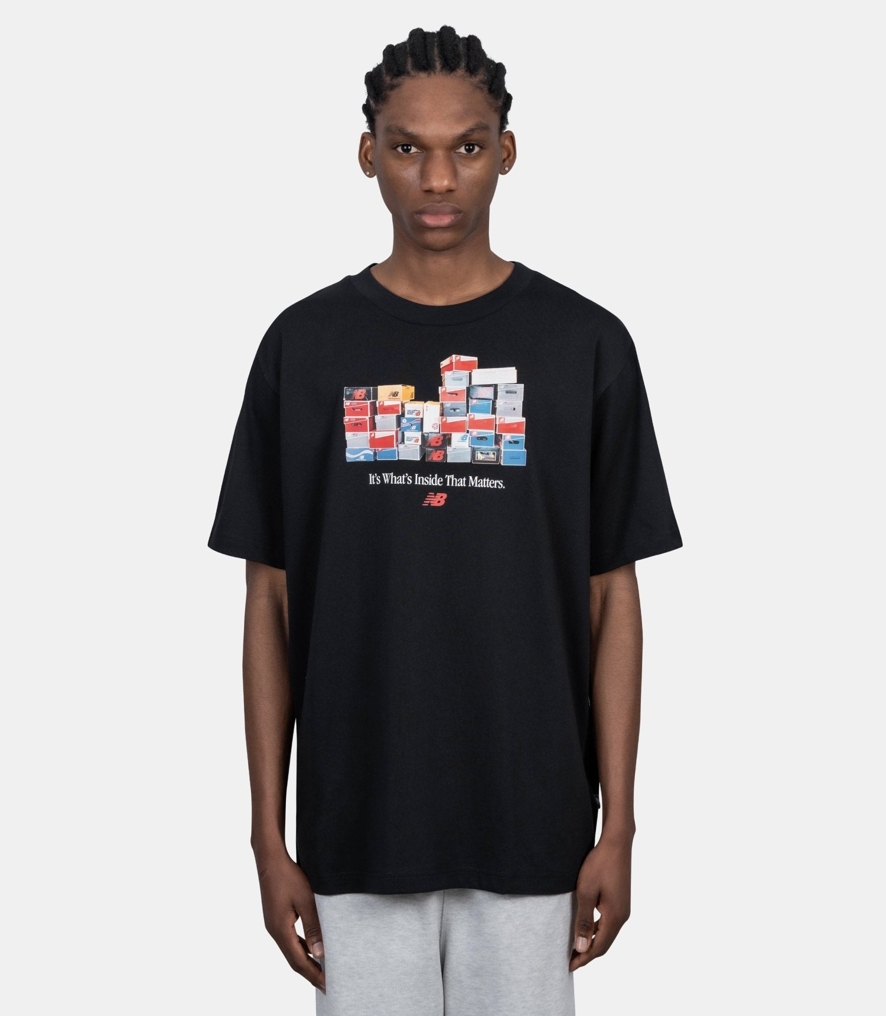 T-shirt boxes - MT61H0DX-BK-S - New balance