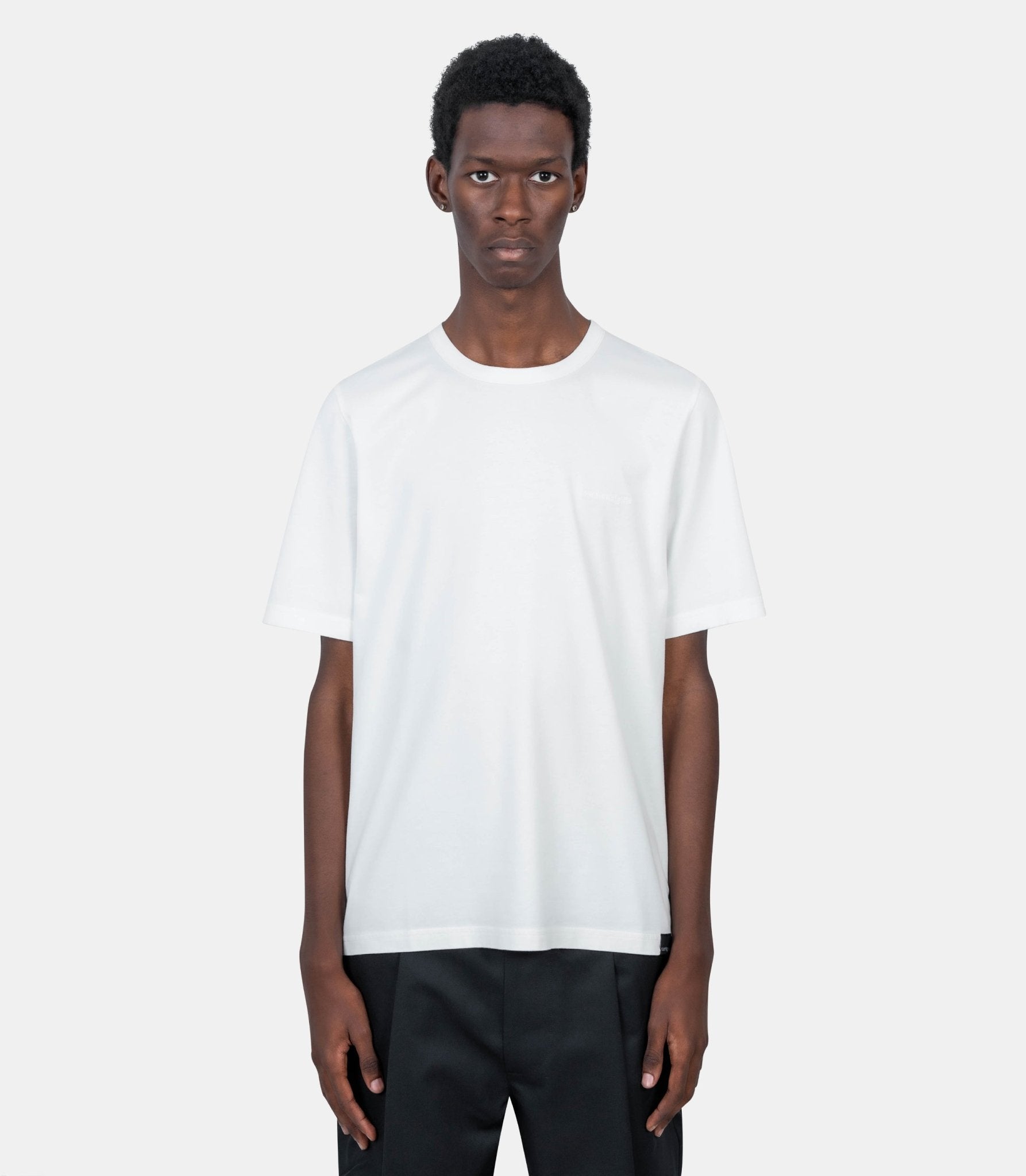 T-shirt brodé - 325JTS206JS0233 - 0001 - S - Courrèges