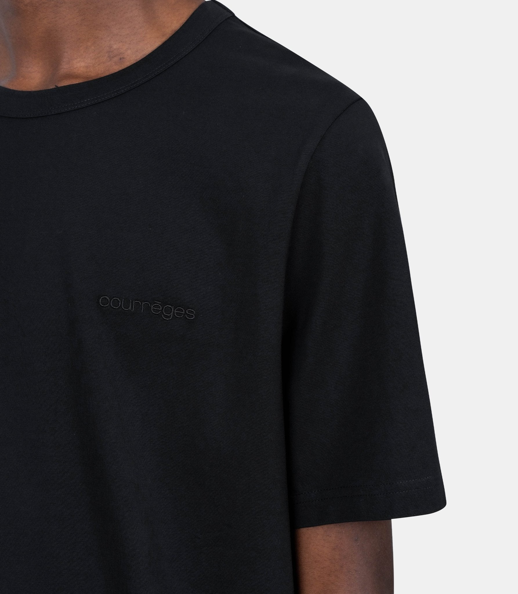 T-shirt brodé - 325JTS206JS0233 - 9999 - S - Courrèges