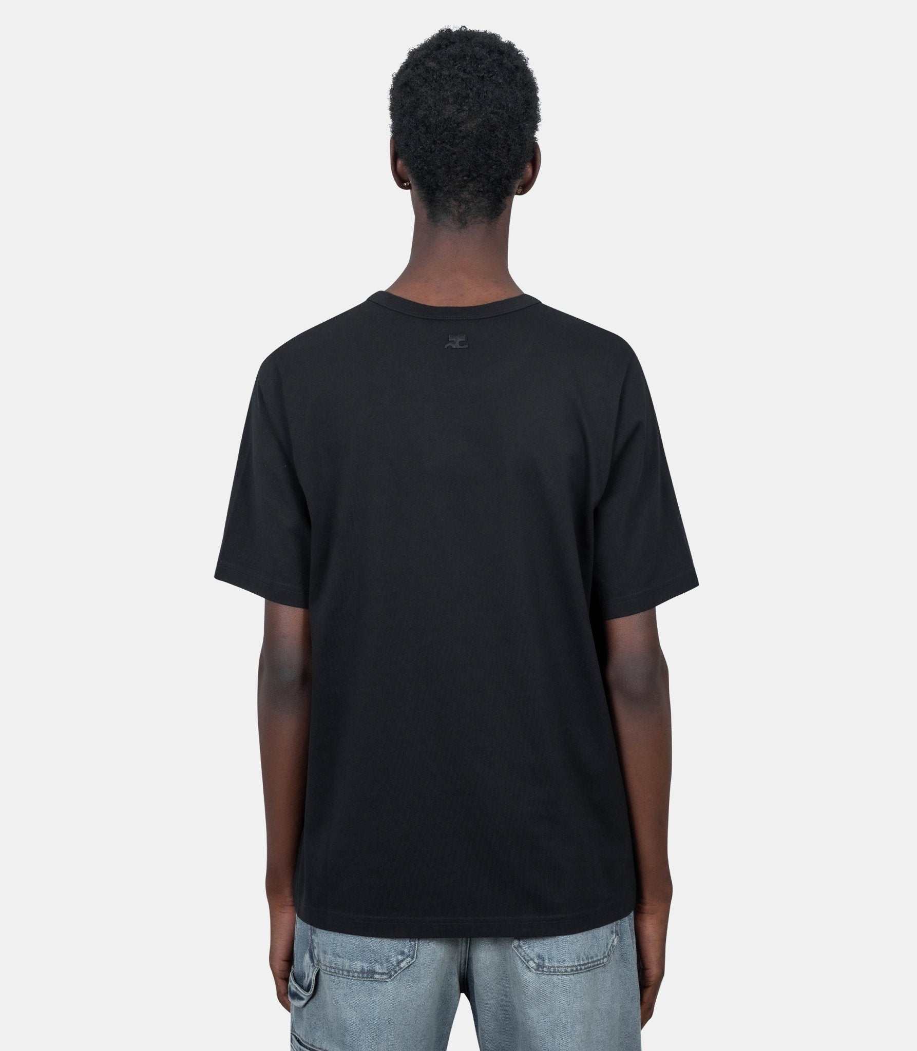 T-shirt brodé - 325JTS206JS0233 - 9999 - S - Courrèges