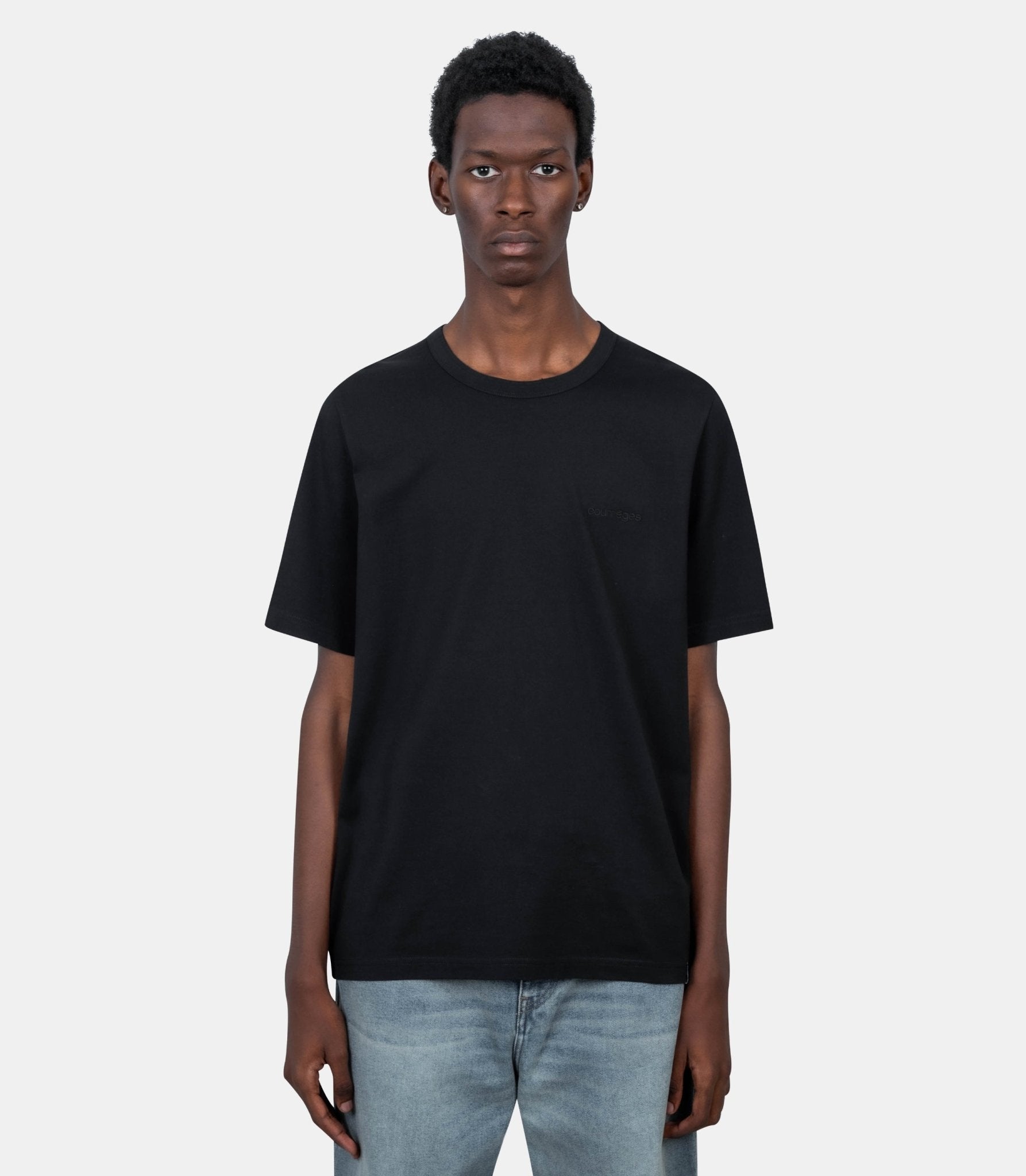 T-shirt brodé - 325JTS206JS0233 - 9999 - S - Courrèges