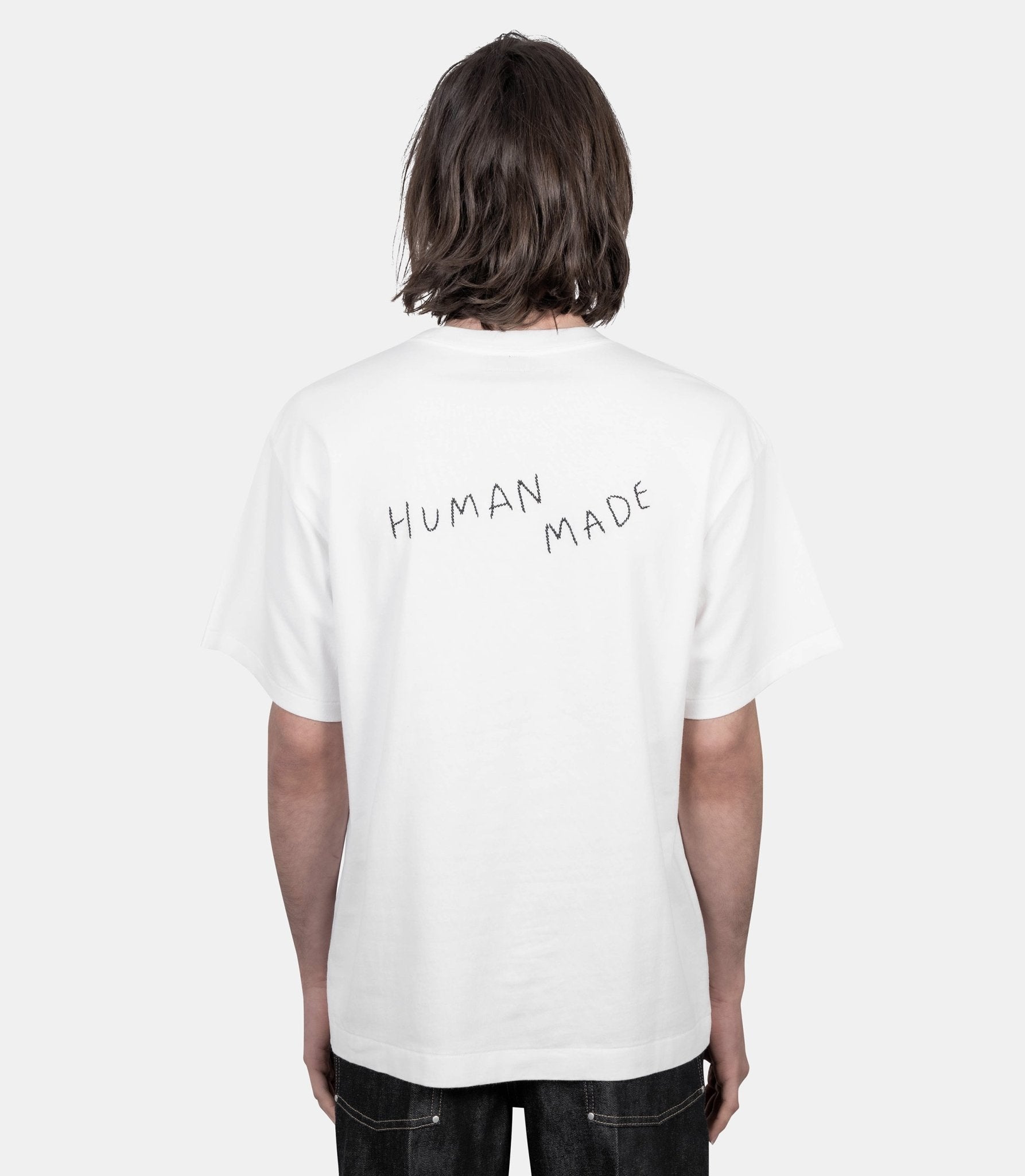 T-shirt brodé - HM31CS002WH-M - Human made