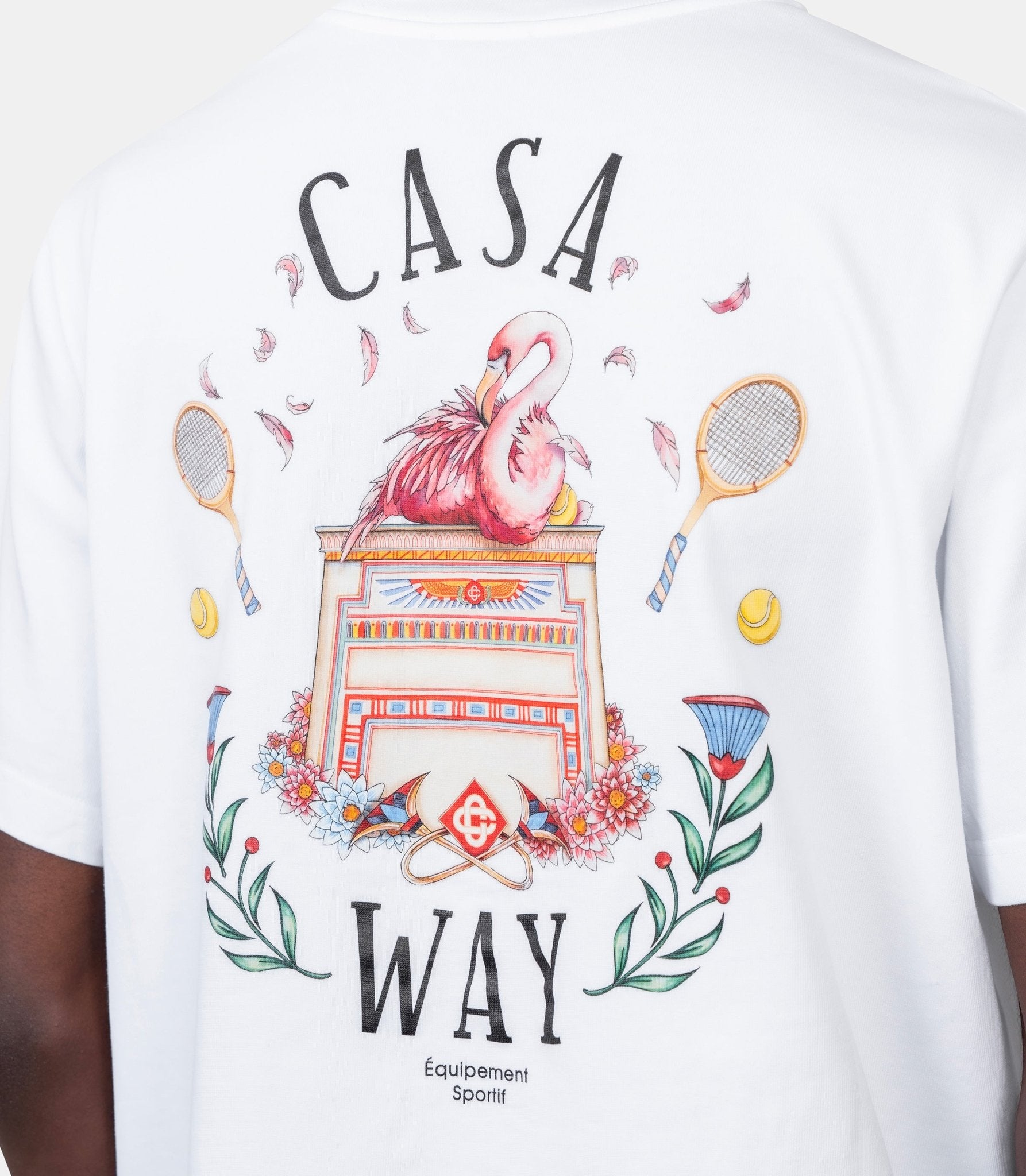 T-shirt casa way - M-PF26-JTS-001-05-S - Casablanca