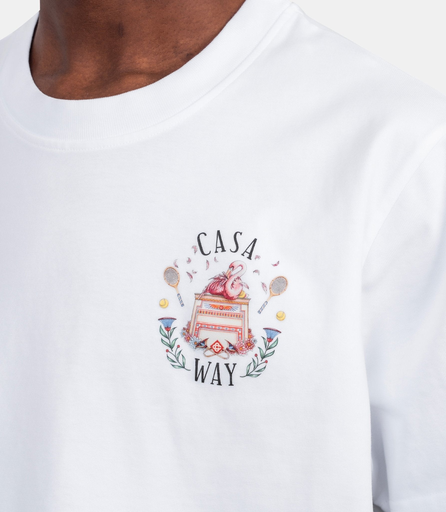 T-shirt casa way - M-PF26-JTS-001-05-S - Casablanca