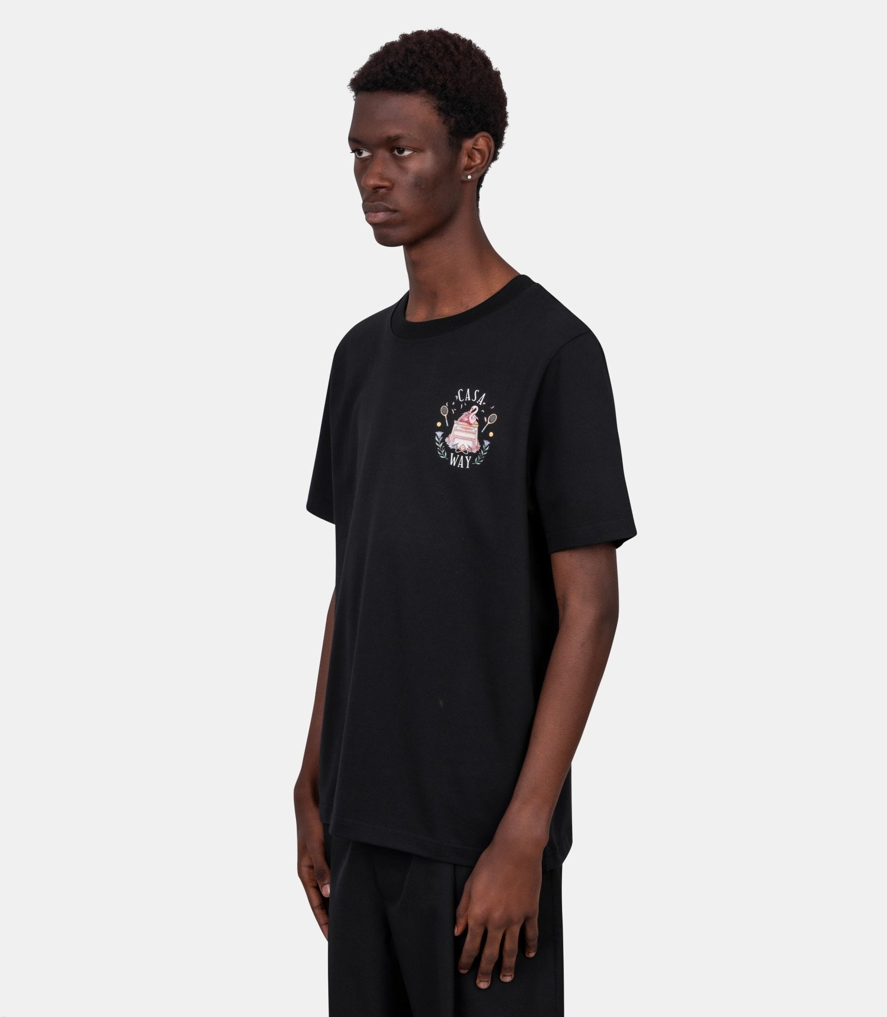 T-shirt casa way - M-PF26-JTS-001-17-S - Casablanca