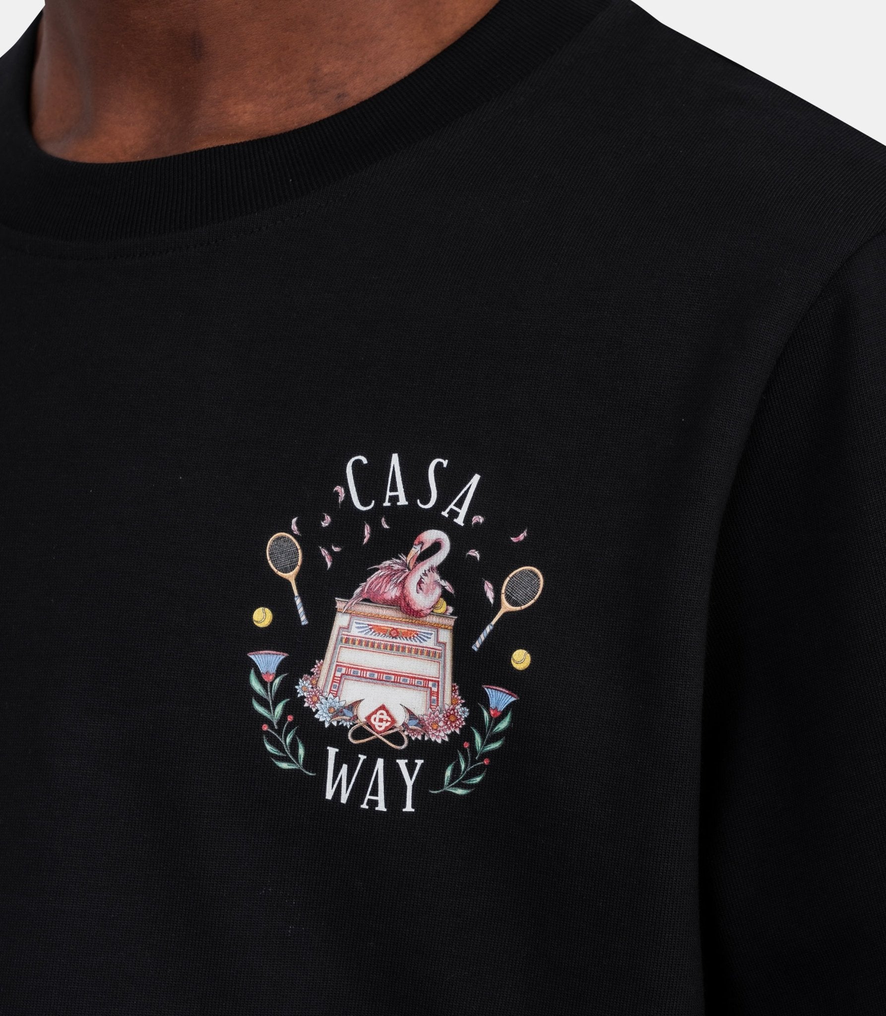 T-shirt casa way - M-PF26-JTS-001-17-S - Casablanca