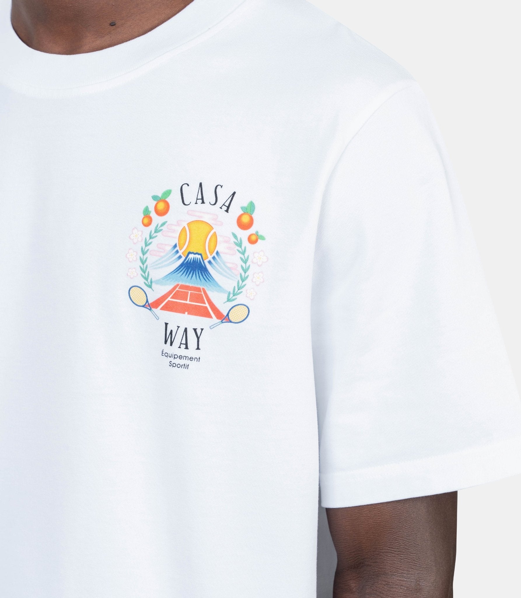 T-shirt casa way mountain - MPF25 - JTS - 001 - 08 - S - Casablanca
