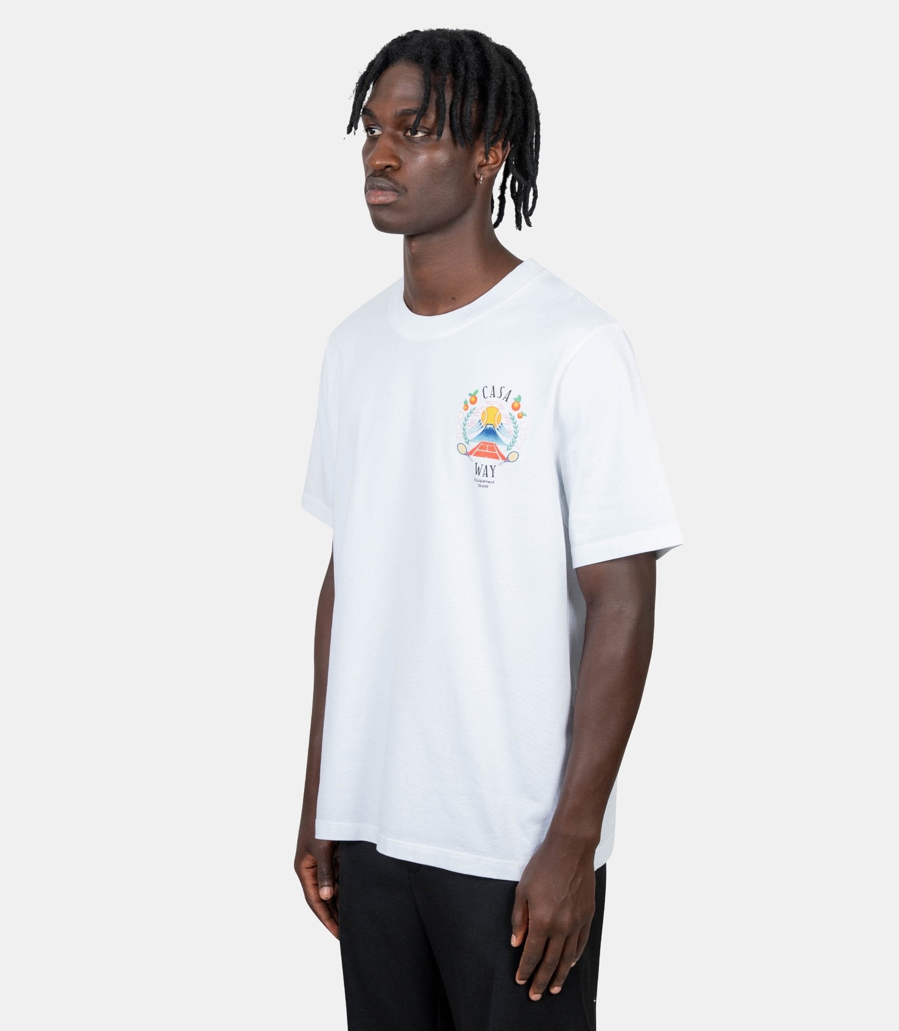 T-shirt casa way mountain - MPF25 - JTS - 001 - 08 - S - Casablanca