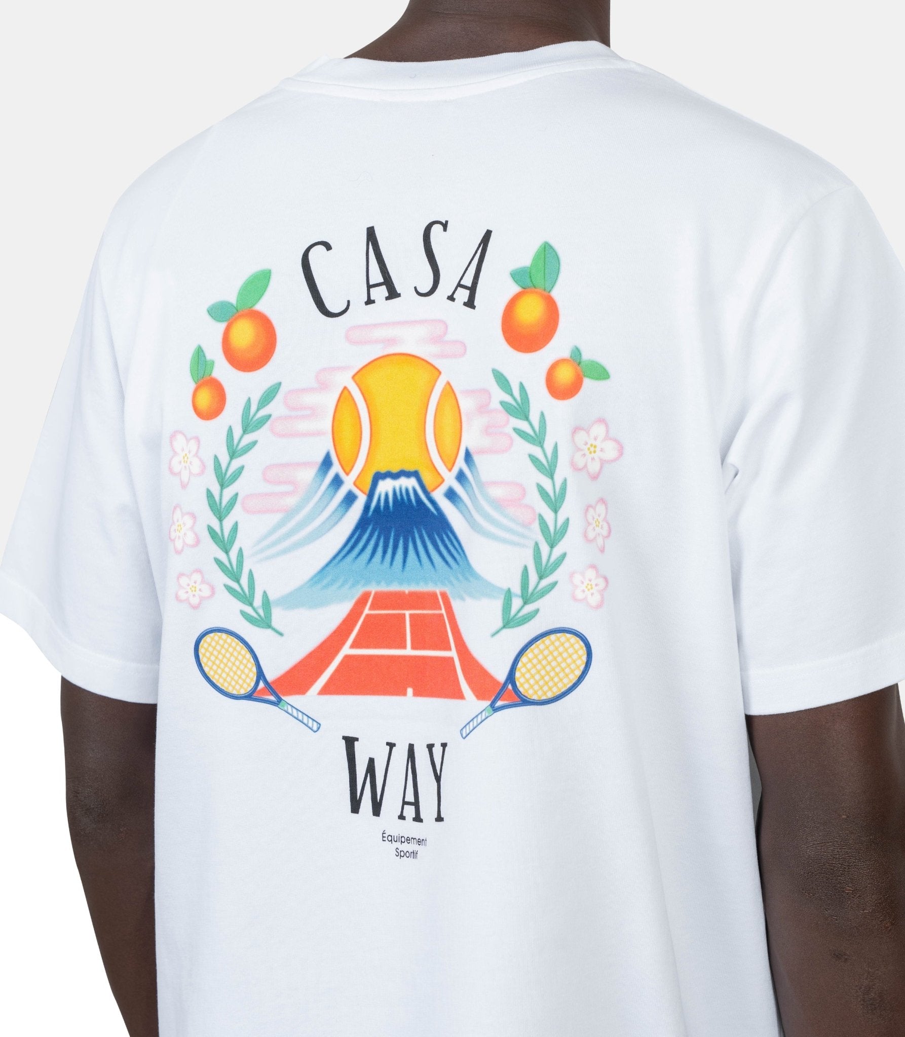 T-shirt casa way mountain - MPF25 - JTS - 001 - 08 - S - Casablanca