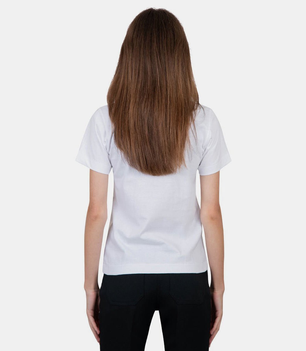 T-shirt coeur bleuP1T233 - WHITE - FW24 - SComme des garçons play