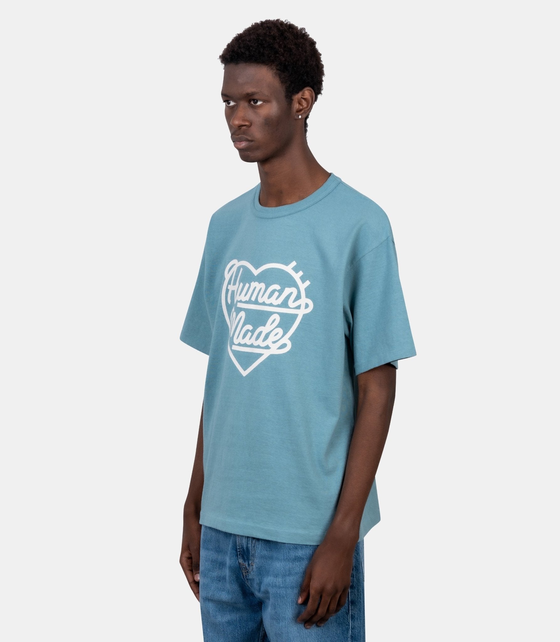 T-shirt coloré - HM31CS045BL-M - Human made