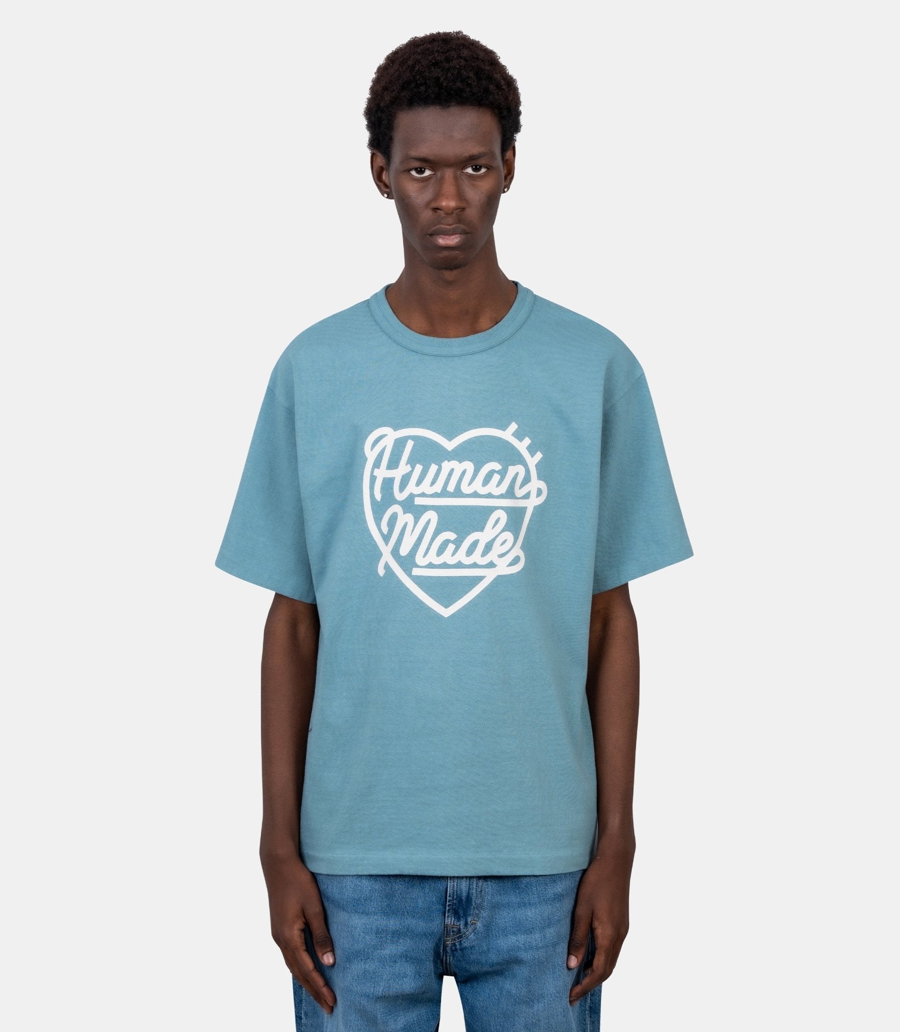 T-shirt coloré - HM31CS045BL-M - Human made