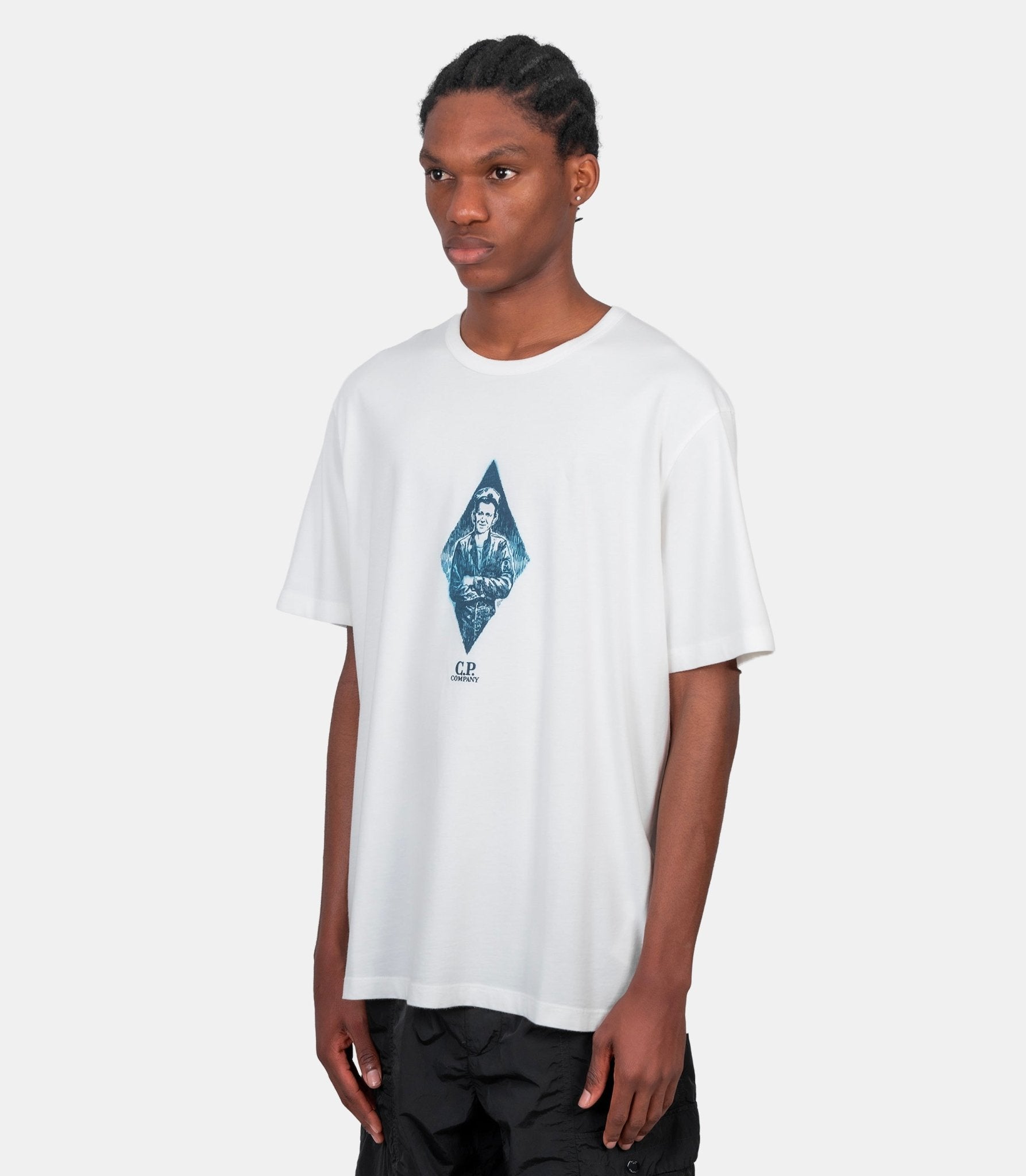 T-shirt compact 20/1 british sailor - 20CMTS266A-110656W-103-S - C.p. company