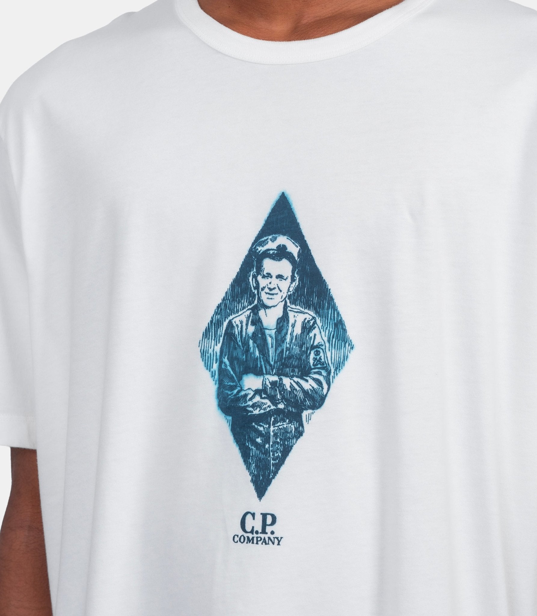 T-shirt compact 20/1 british sailor - 20CMTS266A-110656W-103-S - C.p. company