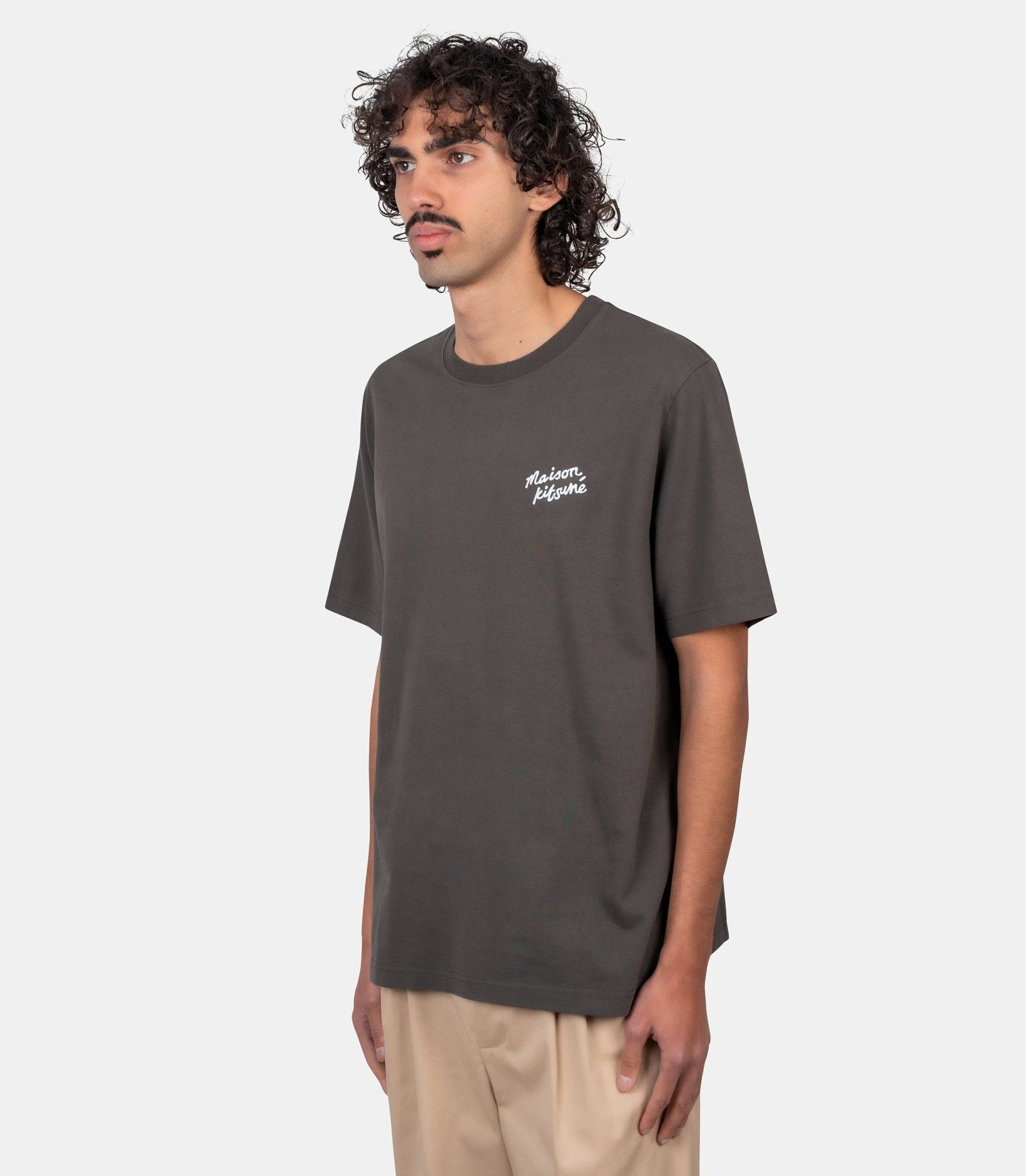 T-shirt confort handwritting - MM00126KJ7025-0453-S - Maison kitsuné