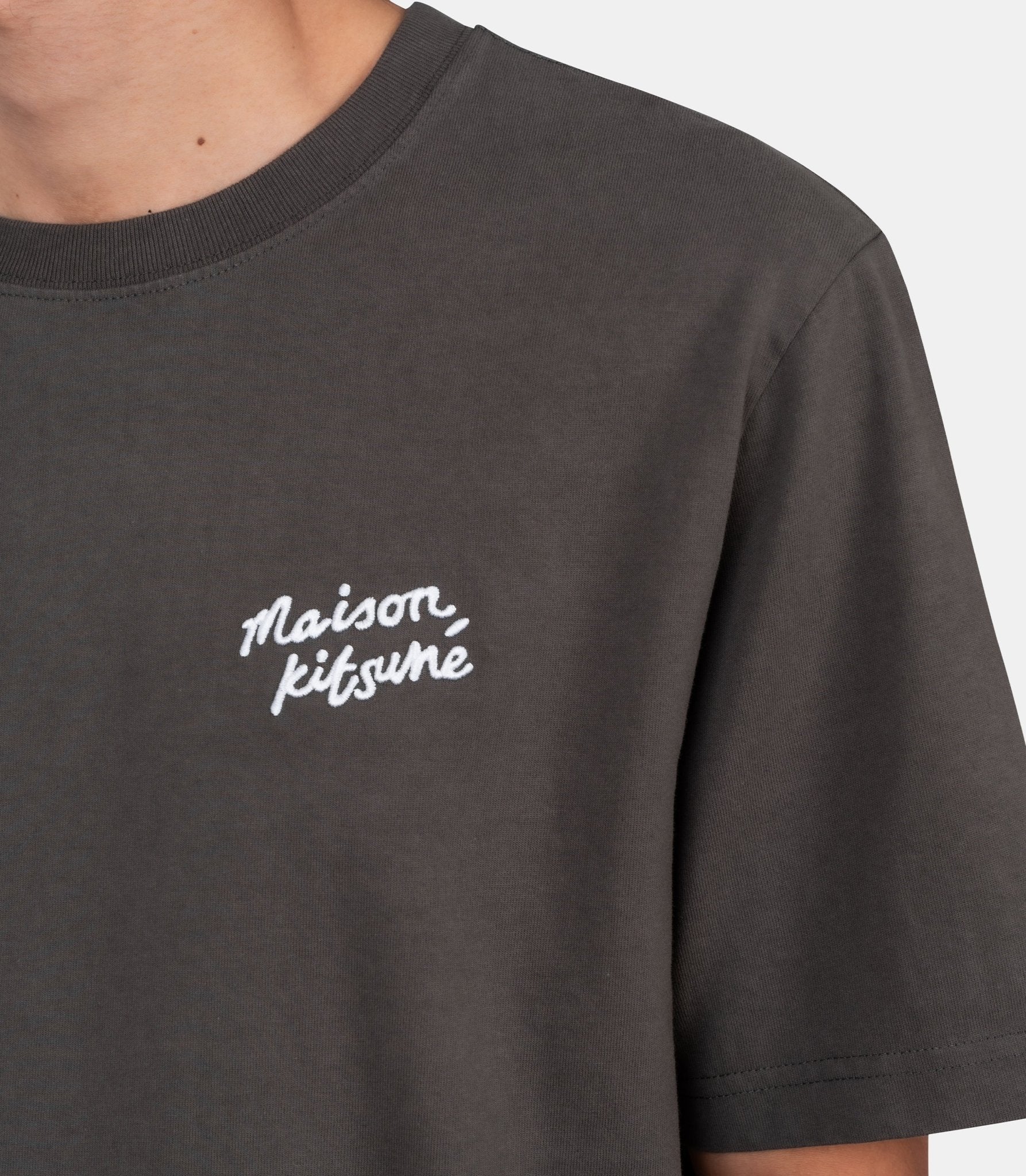 T-shirt confort handwritting - MM00126KJ7025-0453-S - Maison kitsuné