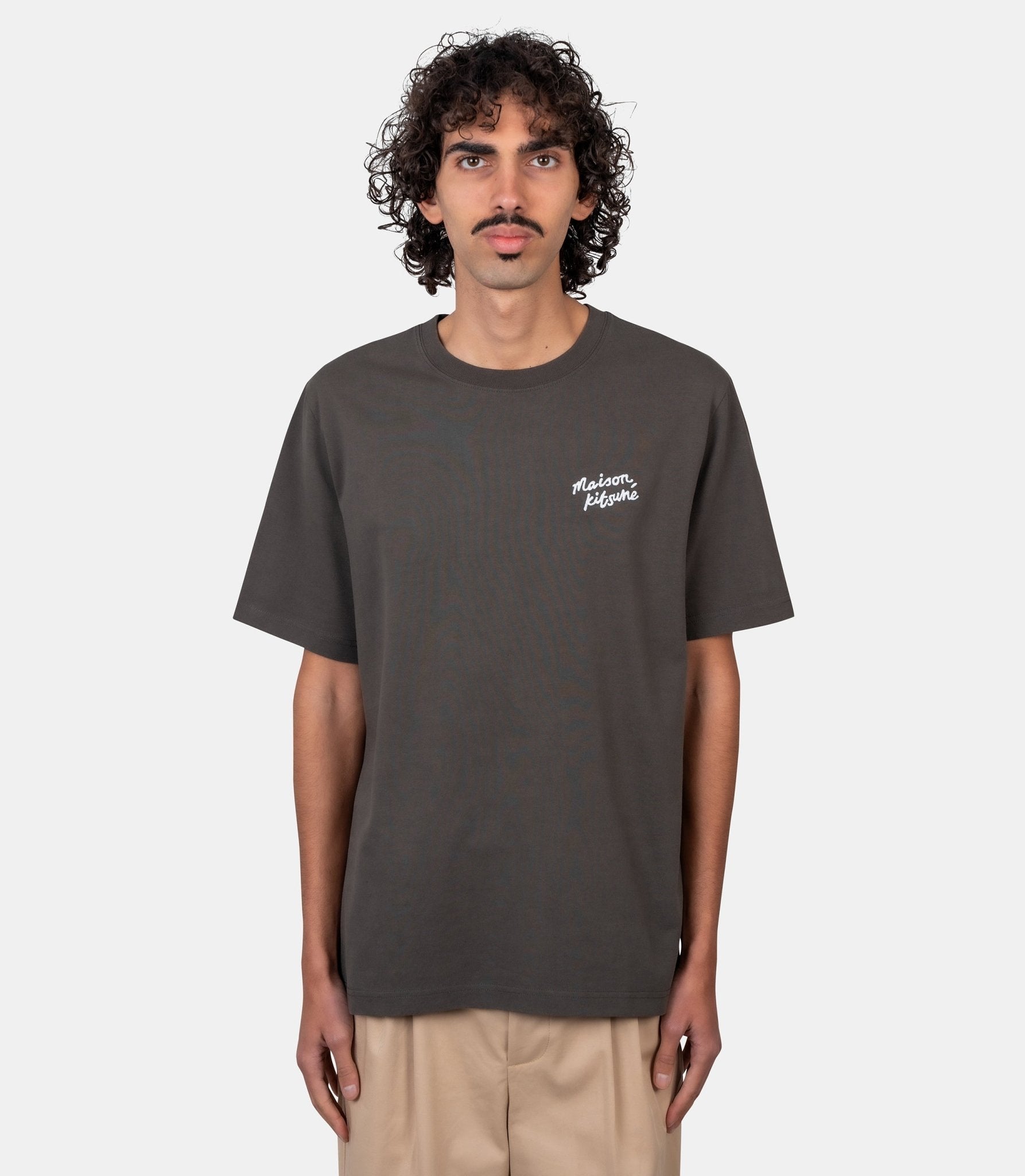 T-shirt confort handwritting - MM00126KJ7025-0453-S - Maison kitsuné