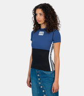 T-shirt côtelé patch « gaultier »25/34 - F - TS119P - J088 - 5900 - XSJean paul gaultier