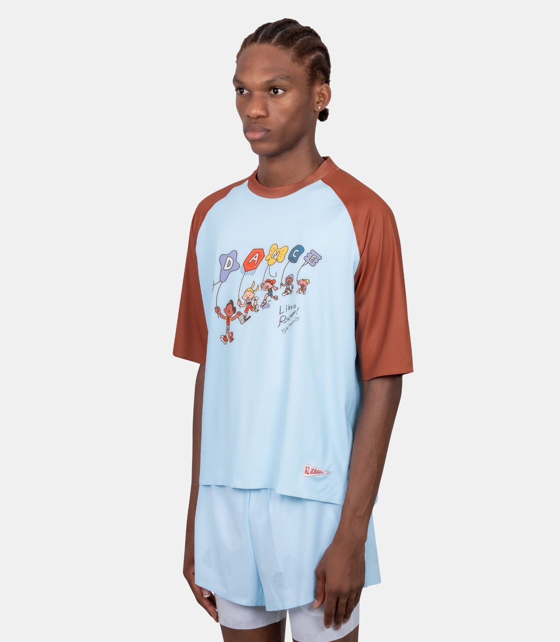 T-shirt dancer raglan-AZ-DLAR-DANCER-BLUE-S-Alex zono
