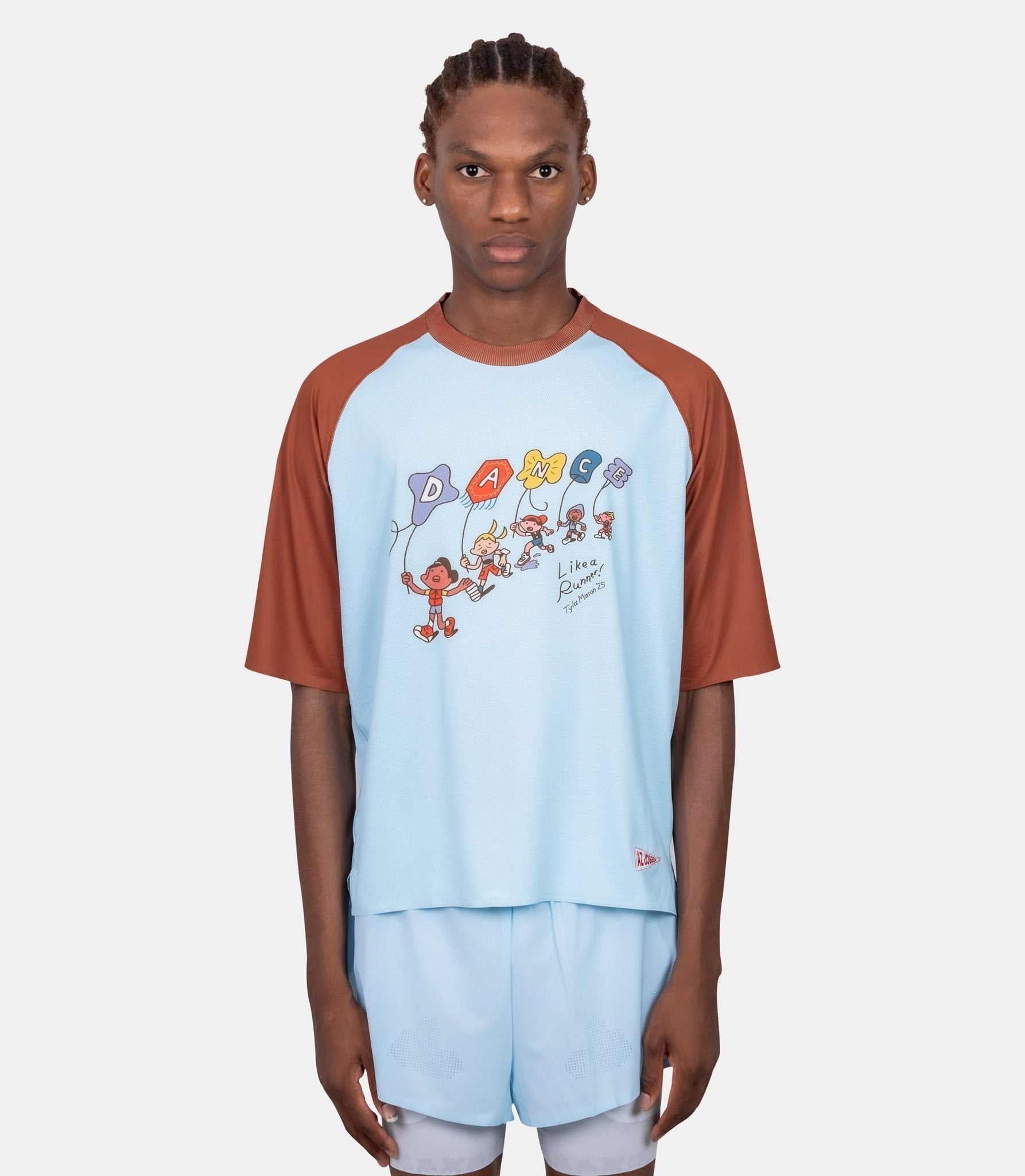T-shirt dancer raglan-AZ-DLAR-DANCER-BLUE-S-Alex zono