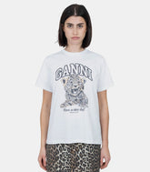 T-shirt décontracté basique léopardT4124 - 943 - XSGanni