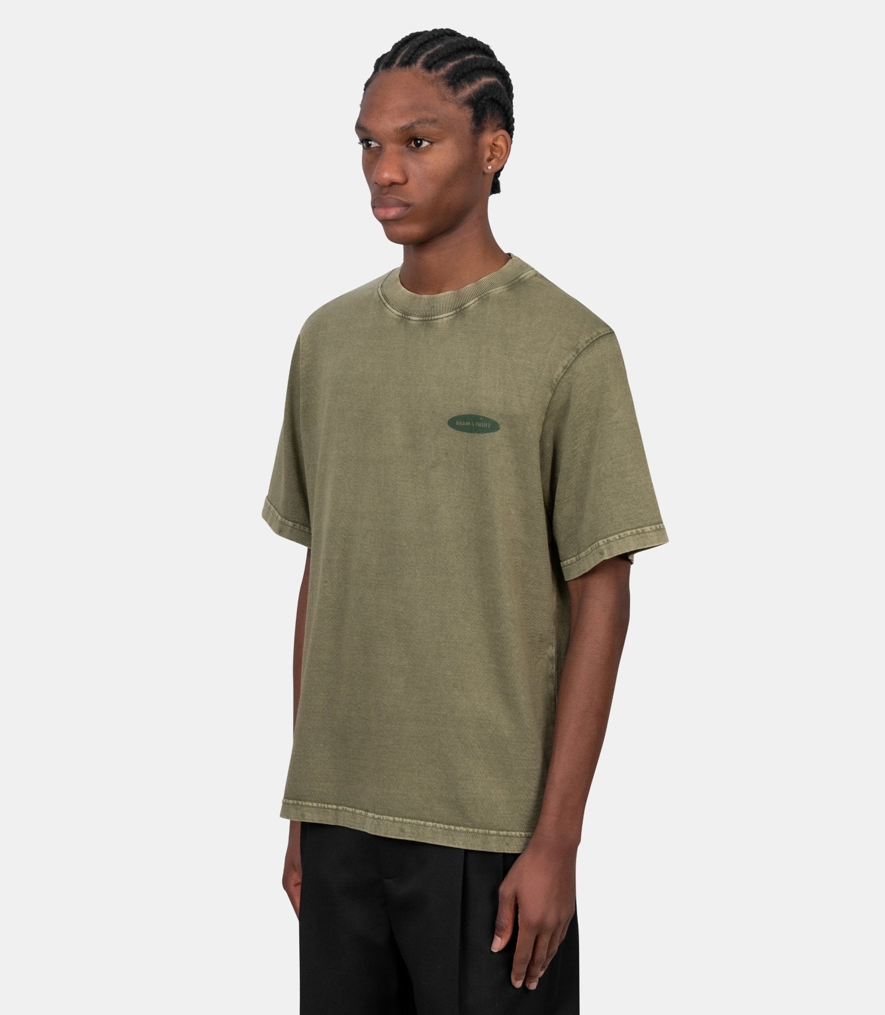 T-shirt distressed f*ck off I'm gardening - 1042-olivegreen-S - Bram’s fruit