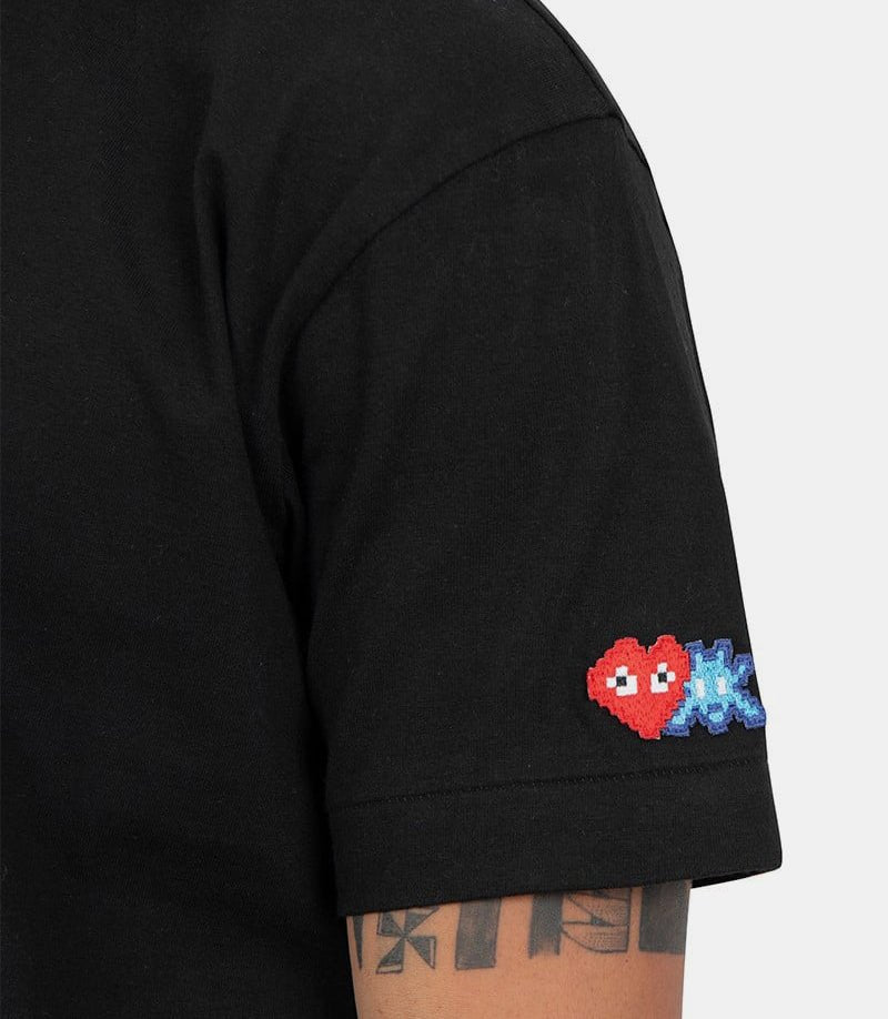 T-shirt double logo pixelAZ - T328 - 051 - 1 - SComme des garçons play