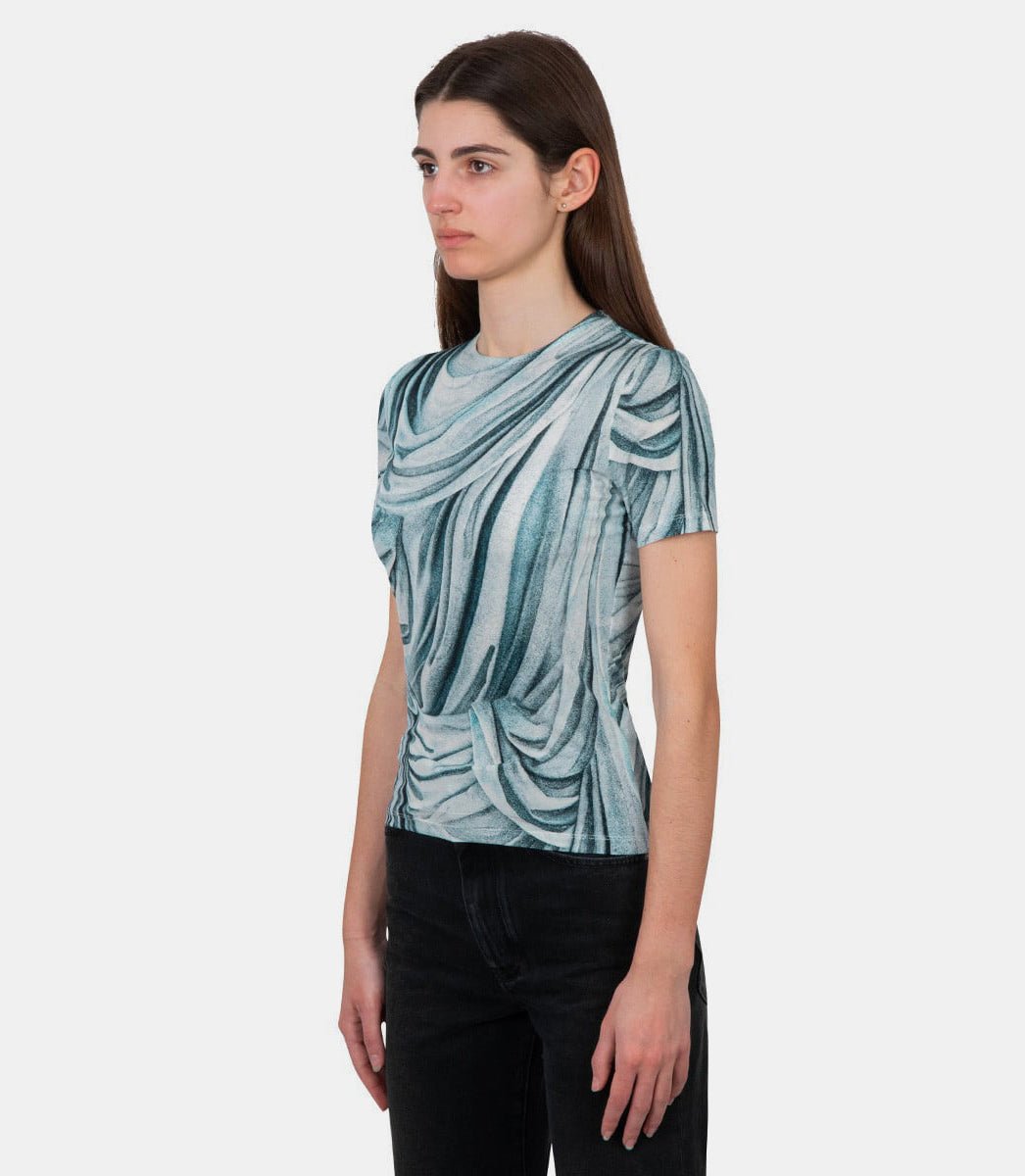 T-shirt drapé24EJT0798VI0316 - V160 - SS24 - 36Rabanne