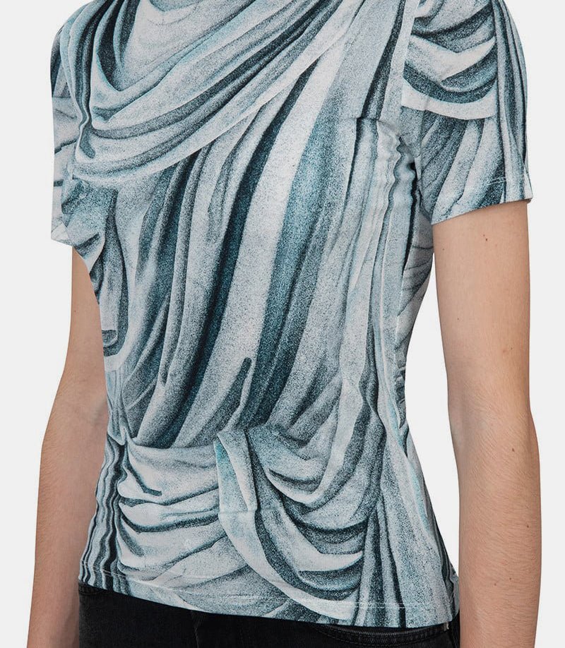 T-shirt drapé24EJT0798VI0316 - V160 - SS24 - 36Rabanne
