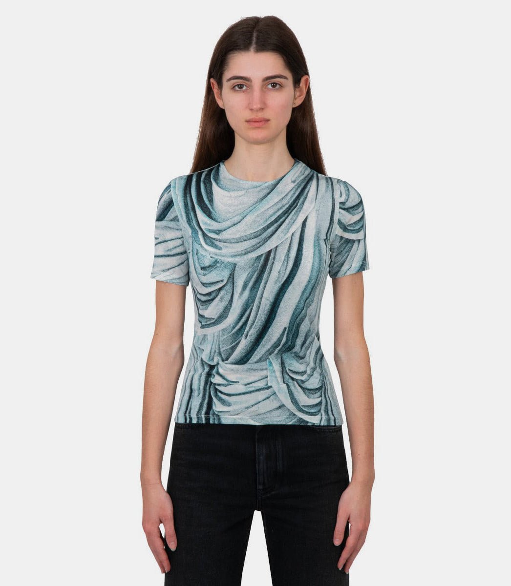 T-shirt drapé24EJT0798VI0316 - V160 - SS24 - 36Rabanne