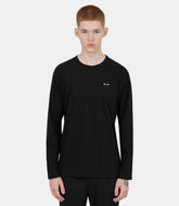 T-shirt emblème noir tricotéAZ - T120 - 051 - 1 - SComme des garçons play
