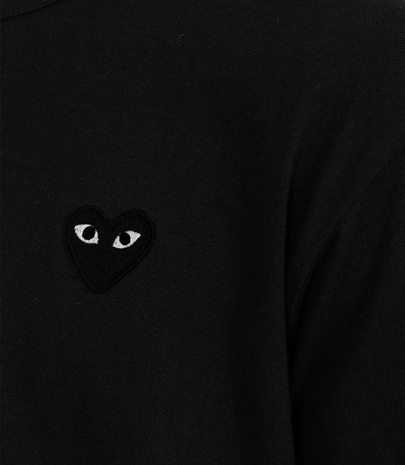 T-shirt emblème noir tricotéAZ - T120 - 051 - 1 - SComme des garçons play