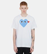 T-shirt emblème rouge tricotéAX - T106 - 051 - 2 - SComme des garçons play