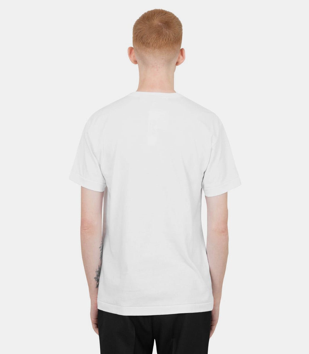 T-shirt emblème rouge tricotéAX - T106 - 051 - 3 - SComme des garçons play
