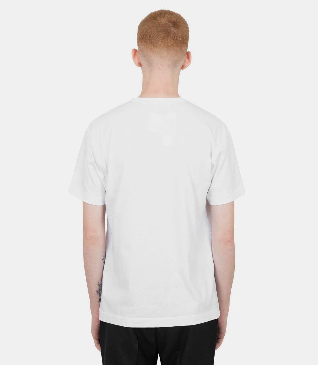 T-shirt emblème rouge tricotéAX - T108 - 051 - 2 - SComme des garçons play