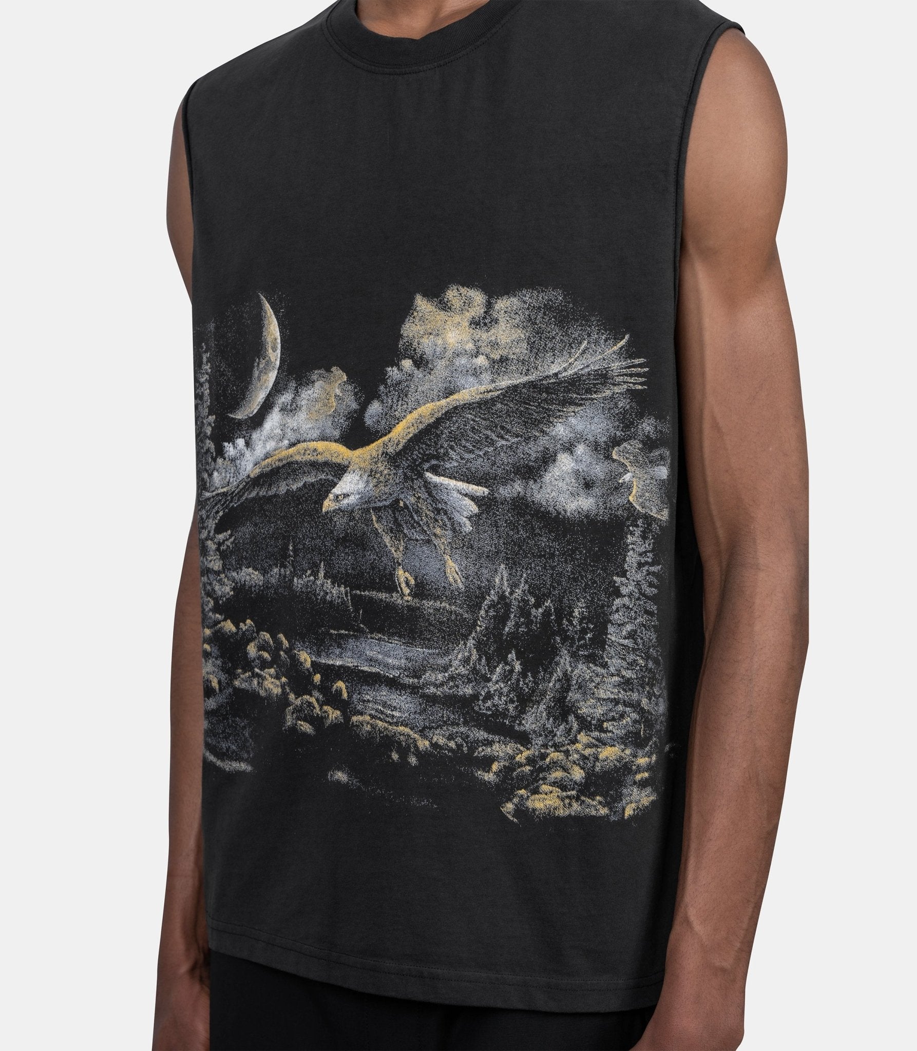 T-shirt fai - YBMW021JY02-BLK0020-M - Roa