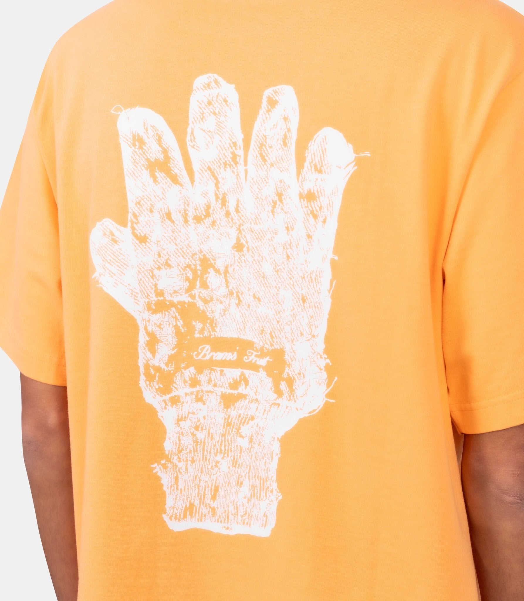 T-shirt gardening glove - 1215-orange-S - Bram’s fruit