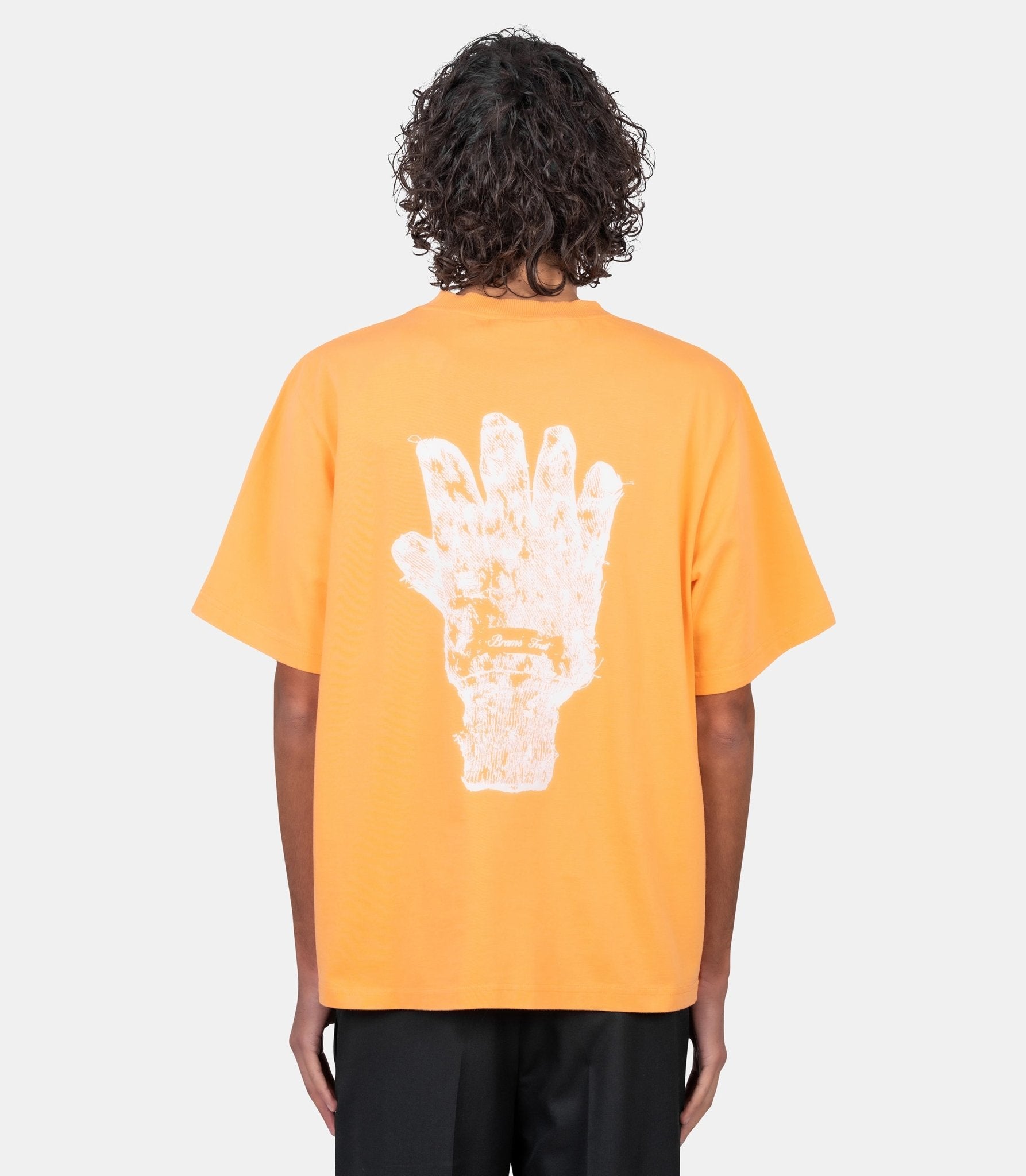 T-shirt gardening glove - 1215-orange-S - Bram’s fruit