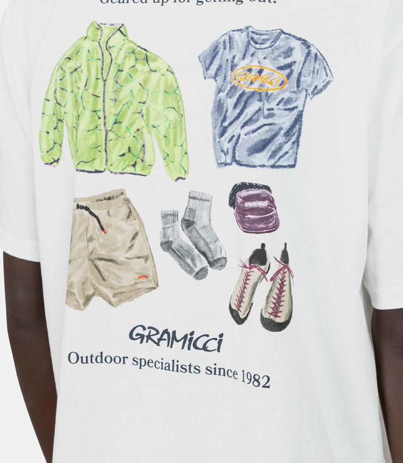T-shirt geared up - G5SU - T167 - W - S - Gramicci