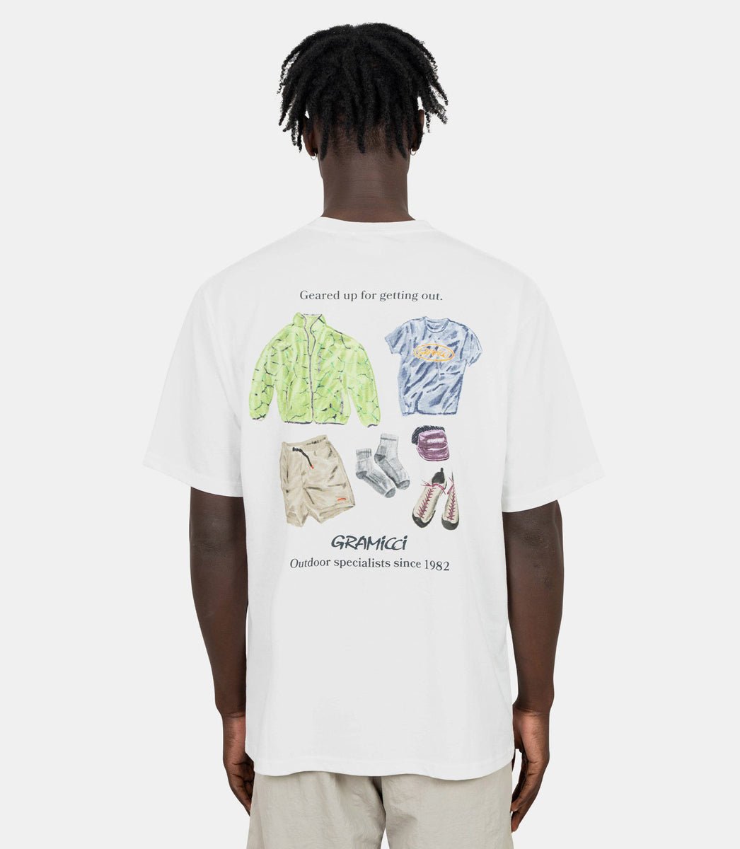 T-shirt geared up - G5SU - T167 - W - S - Gramicci