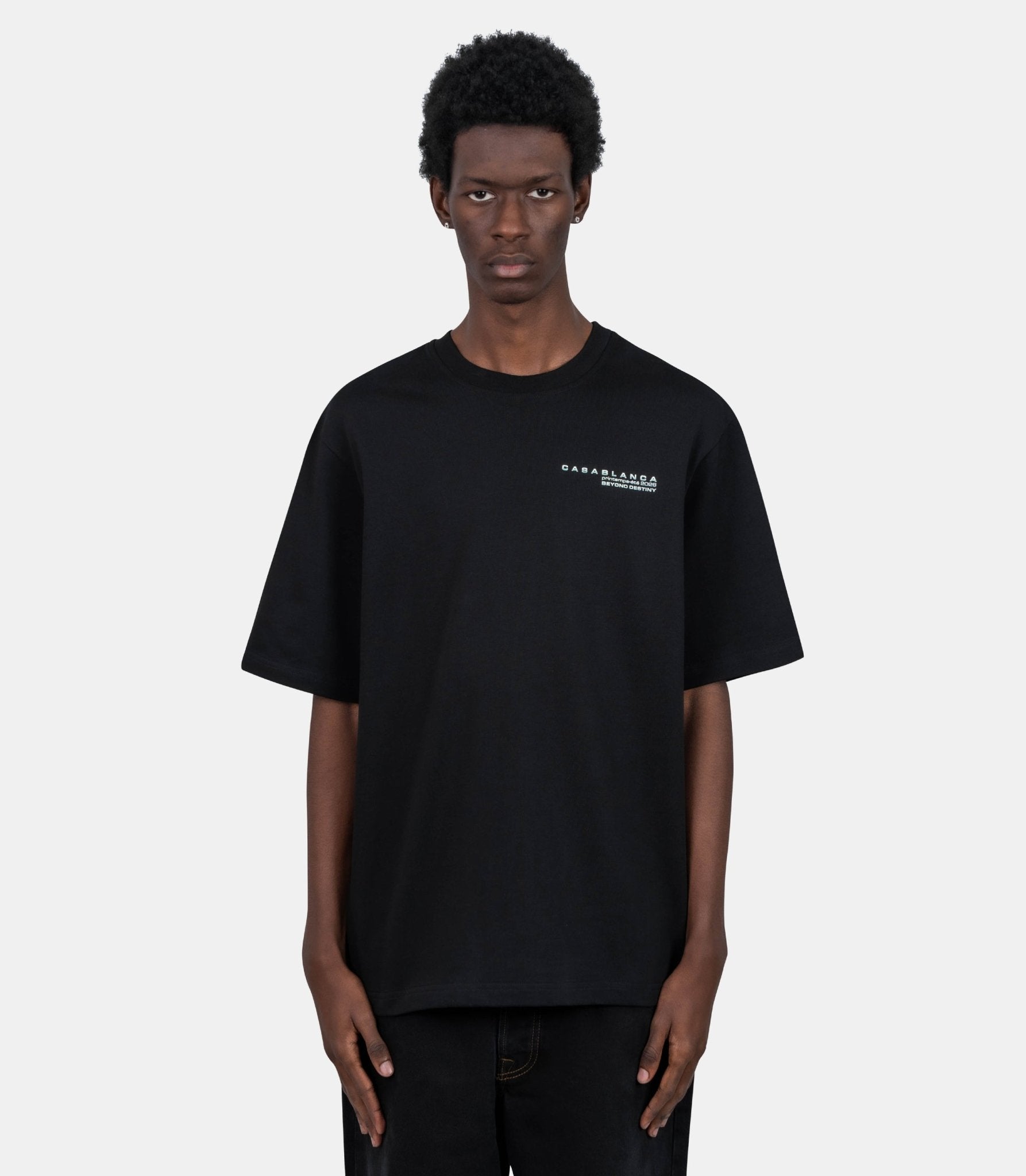 T-shirt glitch orchid - M-SP26-JTS-044-06-S - Casablanca