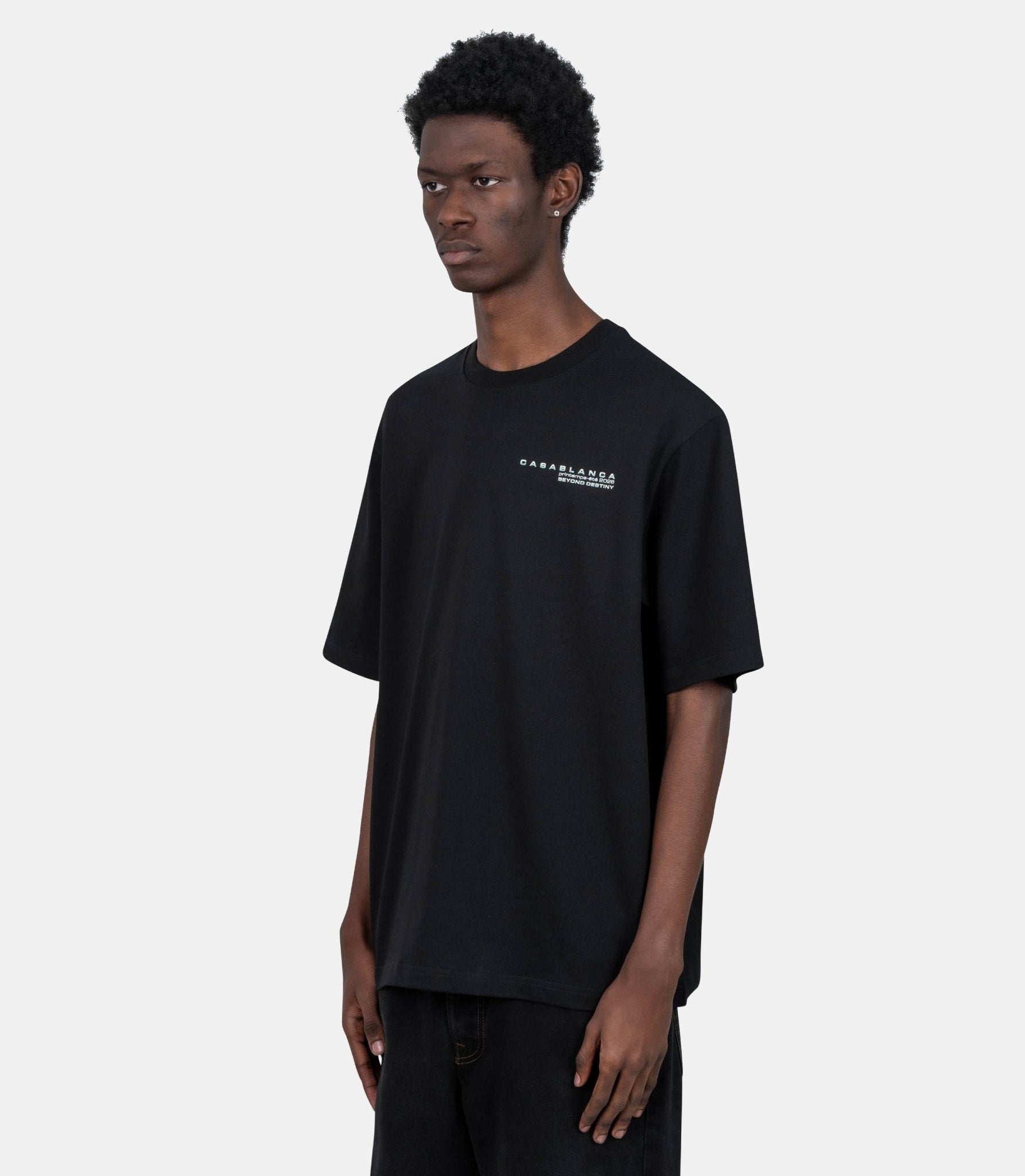 T-shirt glitch orchid - M-SP26-JTS-044-06-S - Casablanca