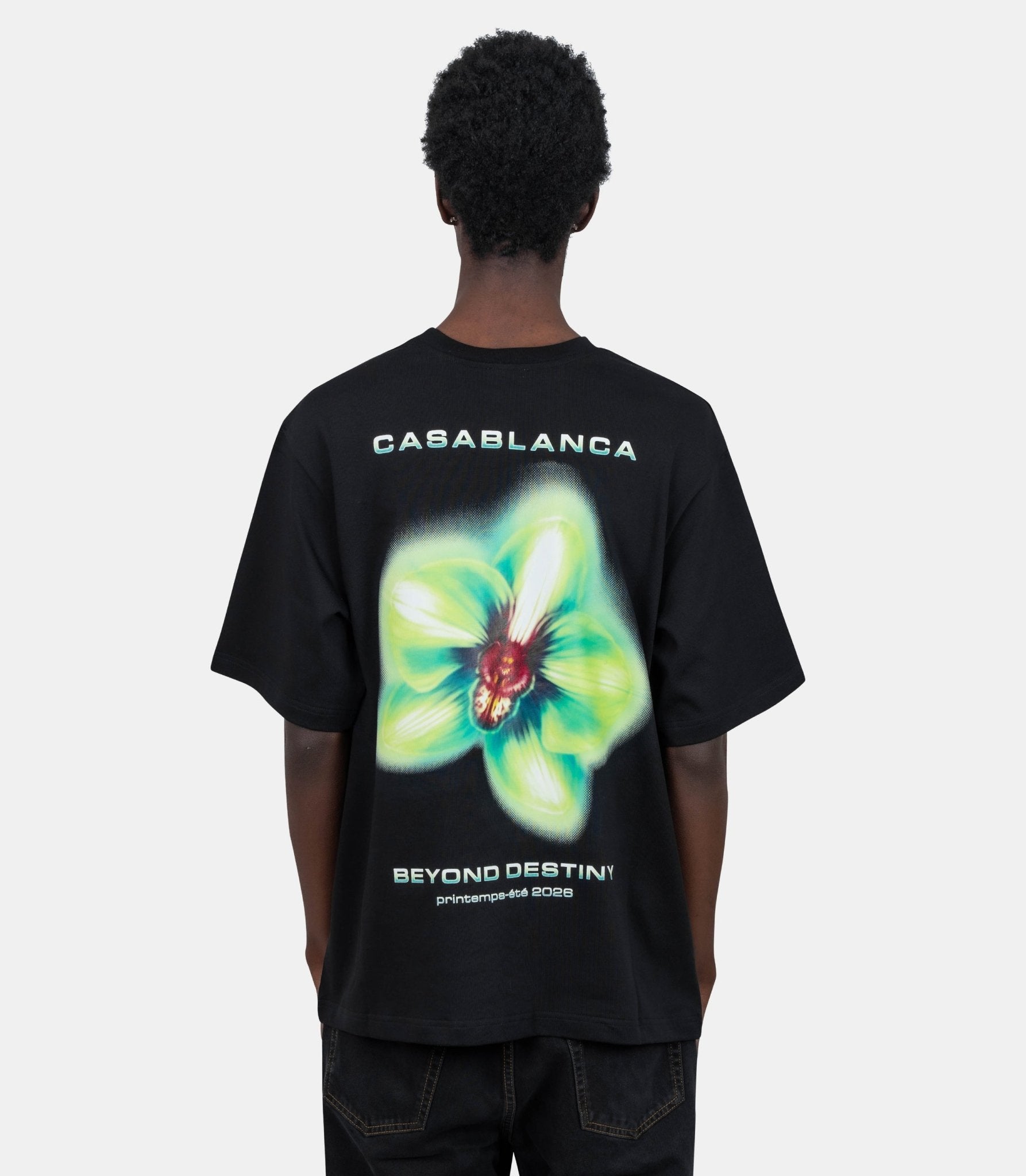 T-shirt glitch orchid - M-SP26-JTS-044-06-S - Casablanca