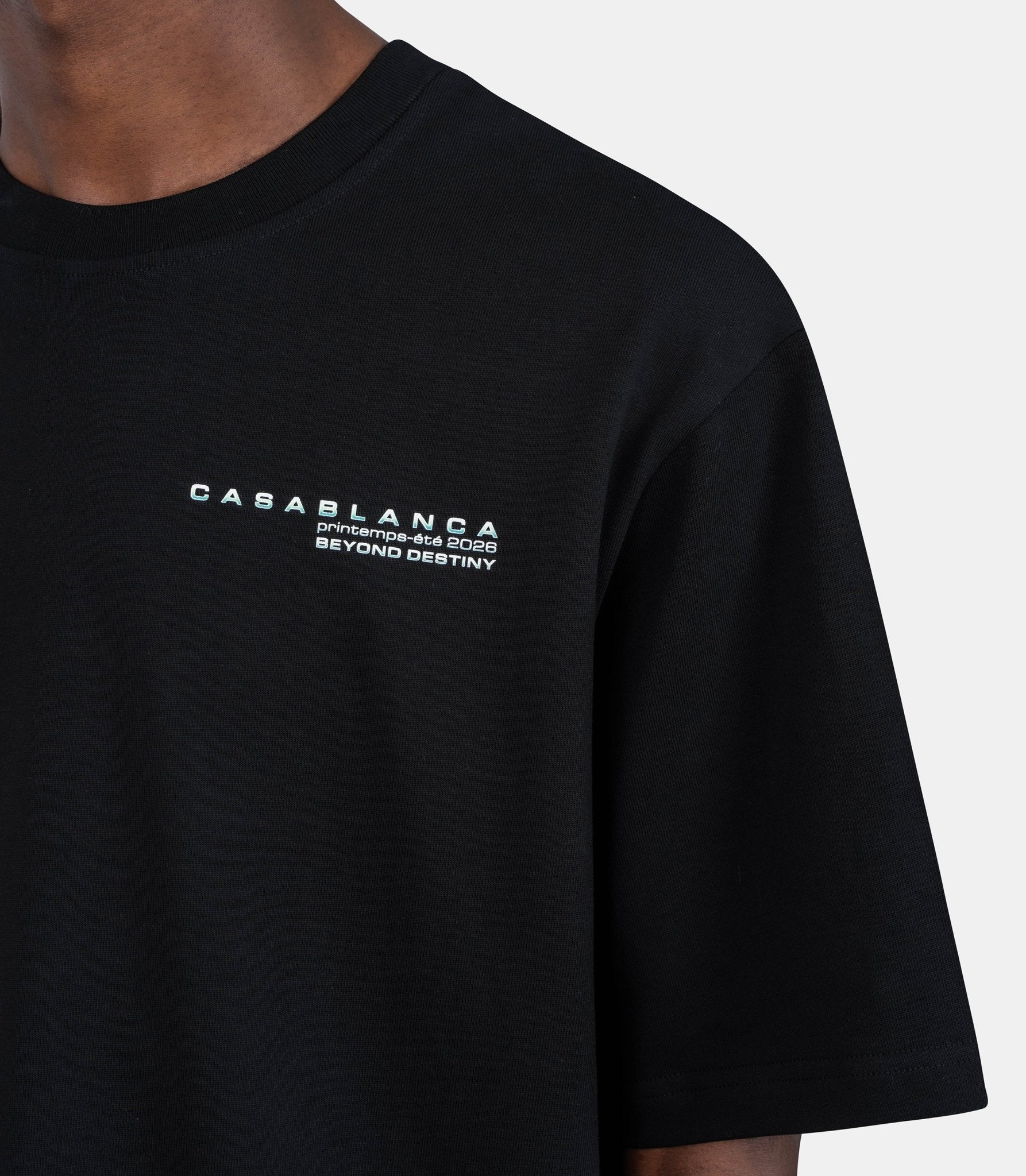 T-shirt glitch orchid - M-SP26-JTS-044-06-S - Casablanca