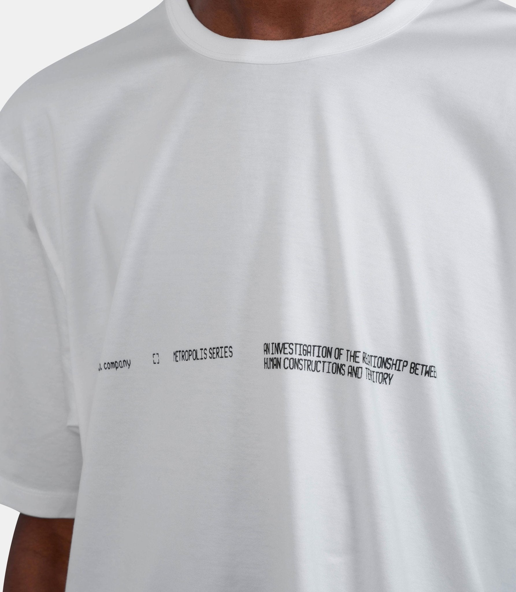 T-shirt grand logo - 20CLTS058A-006370W-103-XS - C.p. company metropolis series