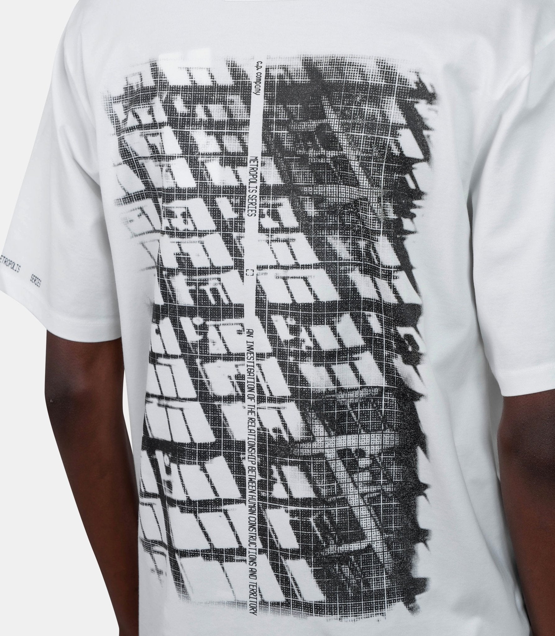 T-shirt grand logo - 20CLTS058A-006370W-103-XS - C.p. company metropolis series